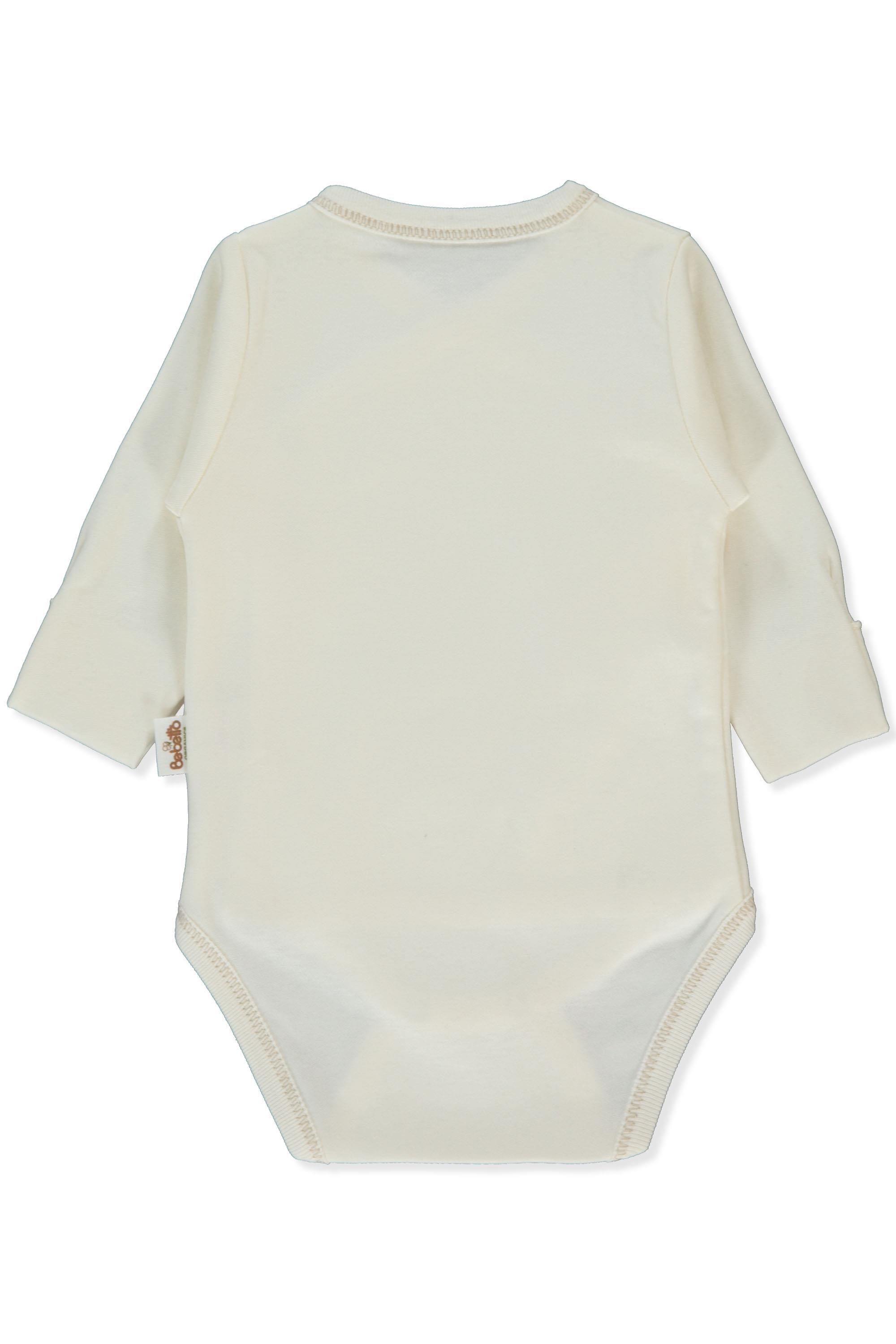 ORGANİK İNTERLOK KRUVAZE BODY (ORGANIC BORN WITH LOVE) KOYU EKRU