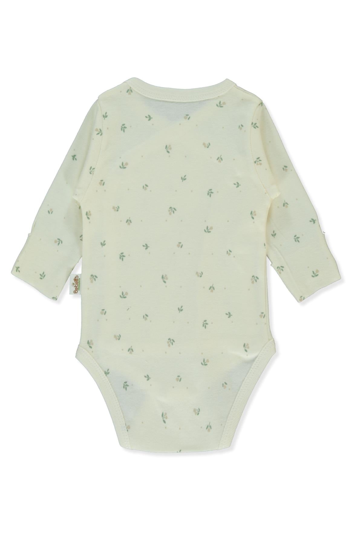 ORGANİK İNTERLOK KRUVAZE BODY (ORGANIC CUTE BEAR) EKRU