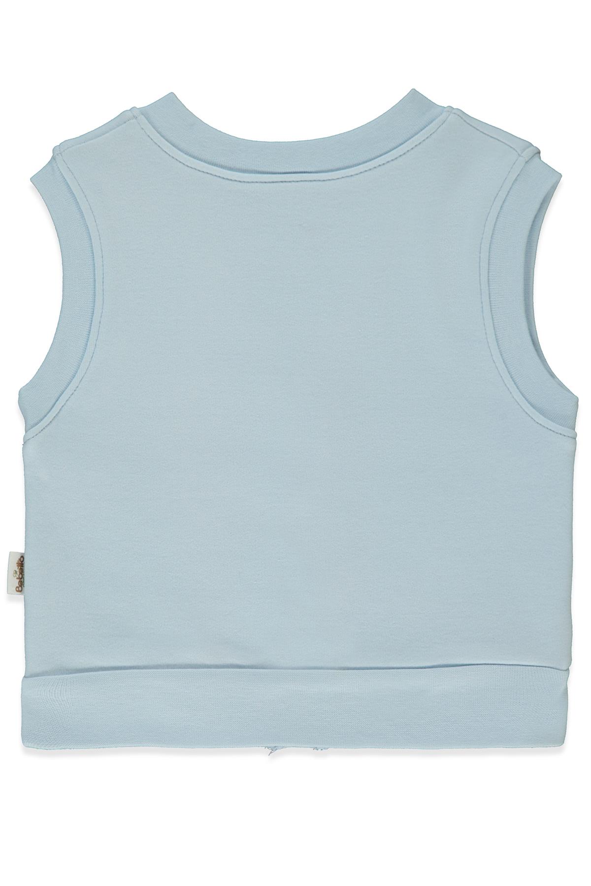 ORGANİK İNTERLOK YELEK (ORGANIC SLEEPY SHEEPY) MAVİ