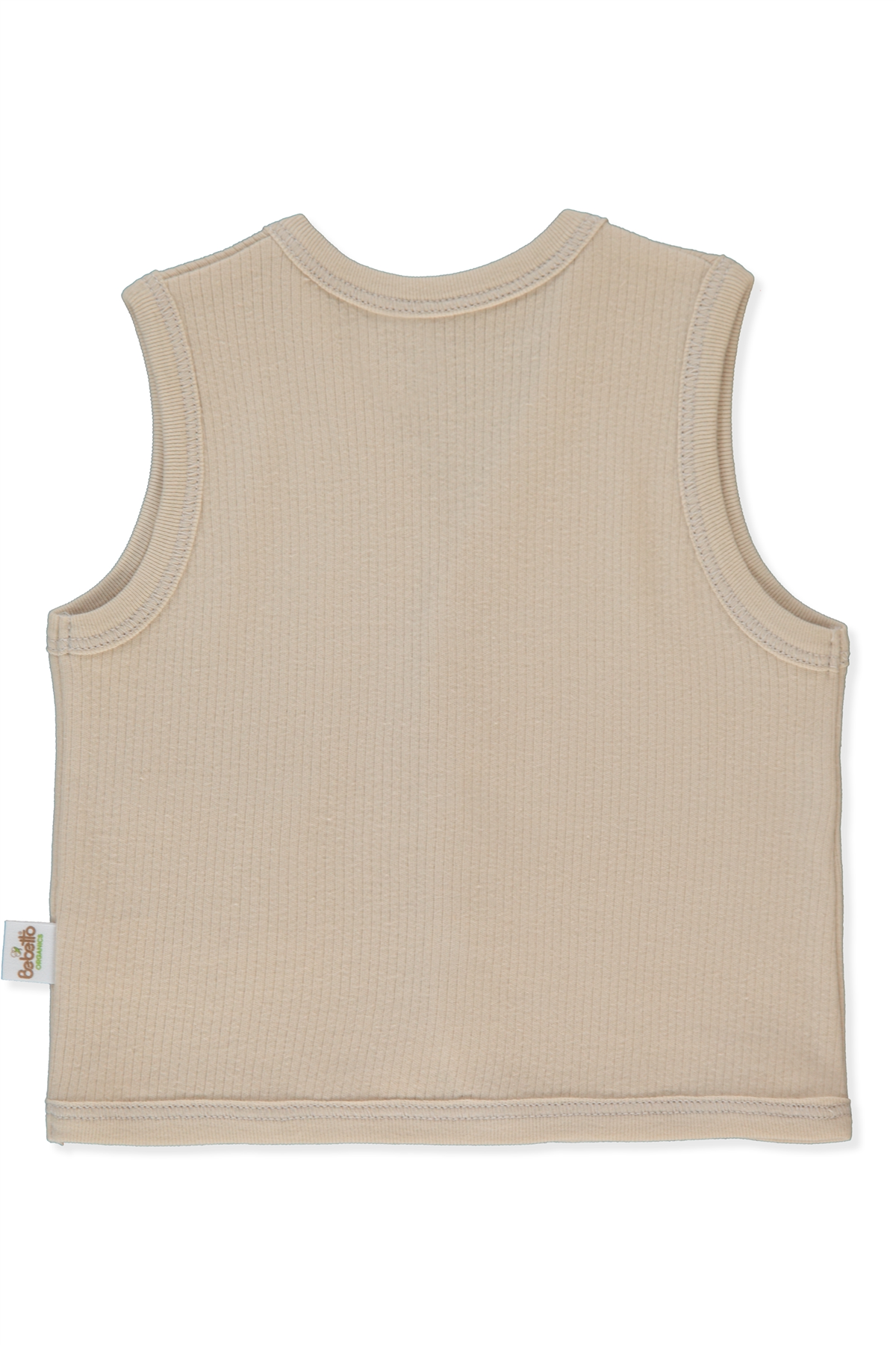 ORGANİK RAPORLU İNTERLOK YELEK (ORGANIC BE NATURE) BEJ