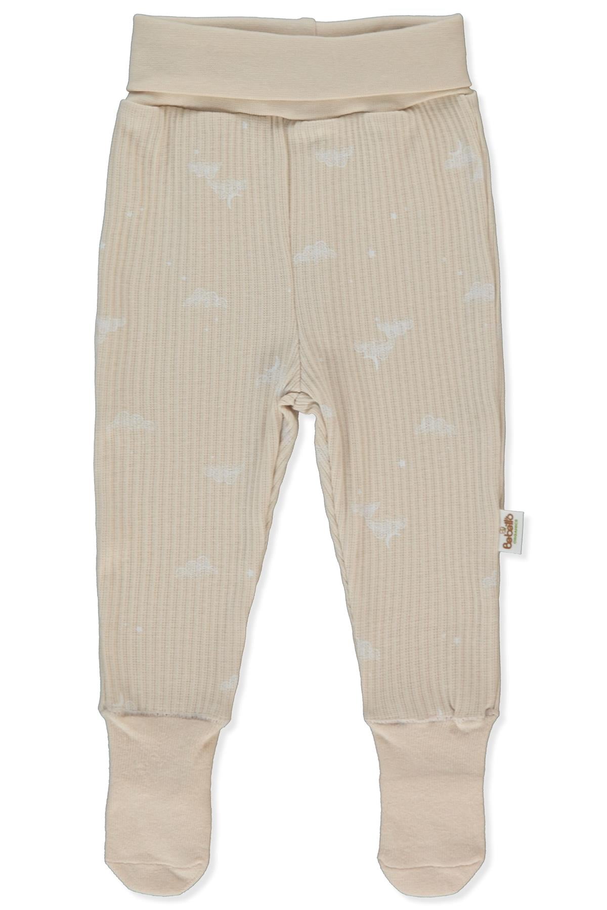 ORGANİK RAPORLU KAŞKORSE ÇORAPTOLON (ORGANIC BORN WITH LOVE) BEJ