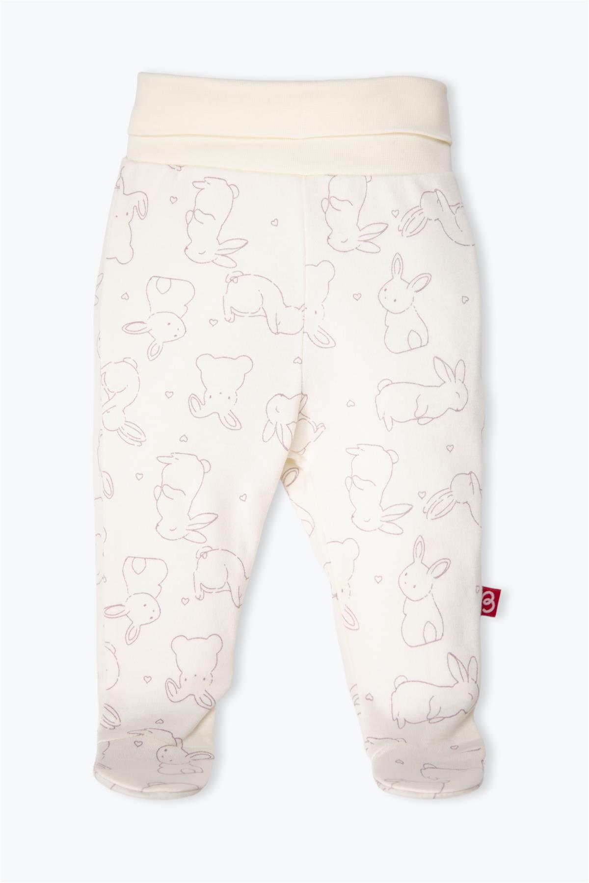 PATİKLİ PANTOLON 2Lİ (CUTE BUNNY) MOR