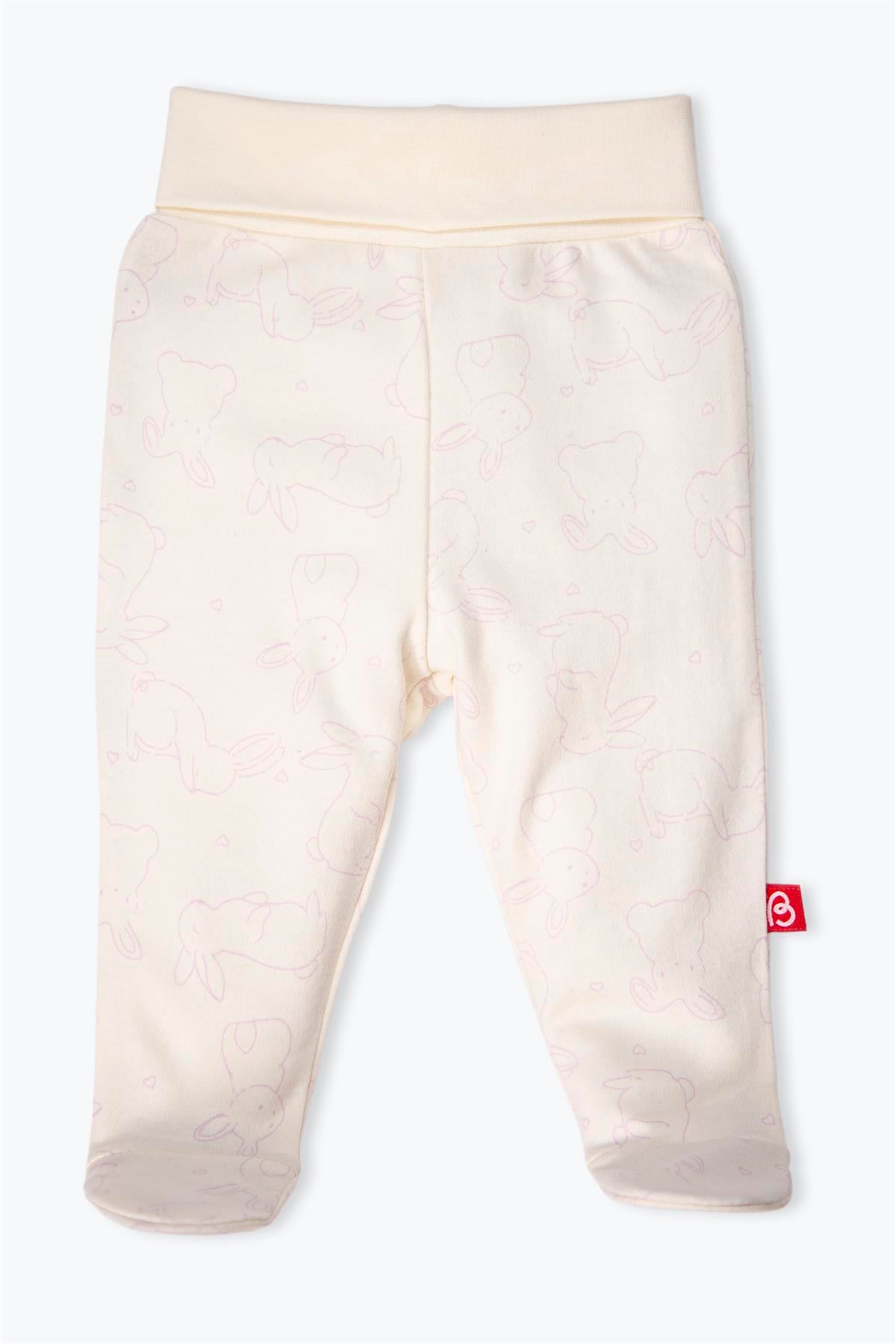 PATİKLİ PANTOLON 2Lİ (CUTE BUNNY) PEMBE