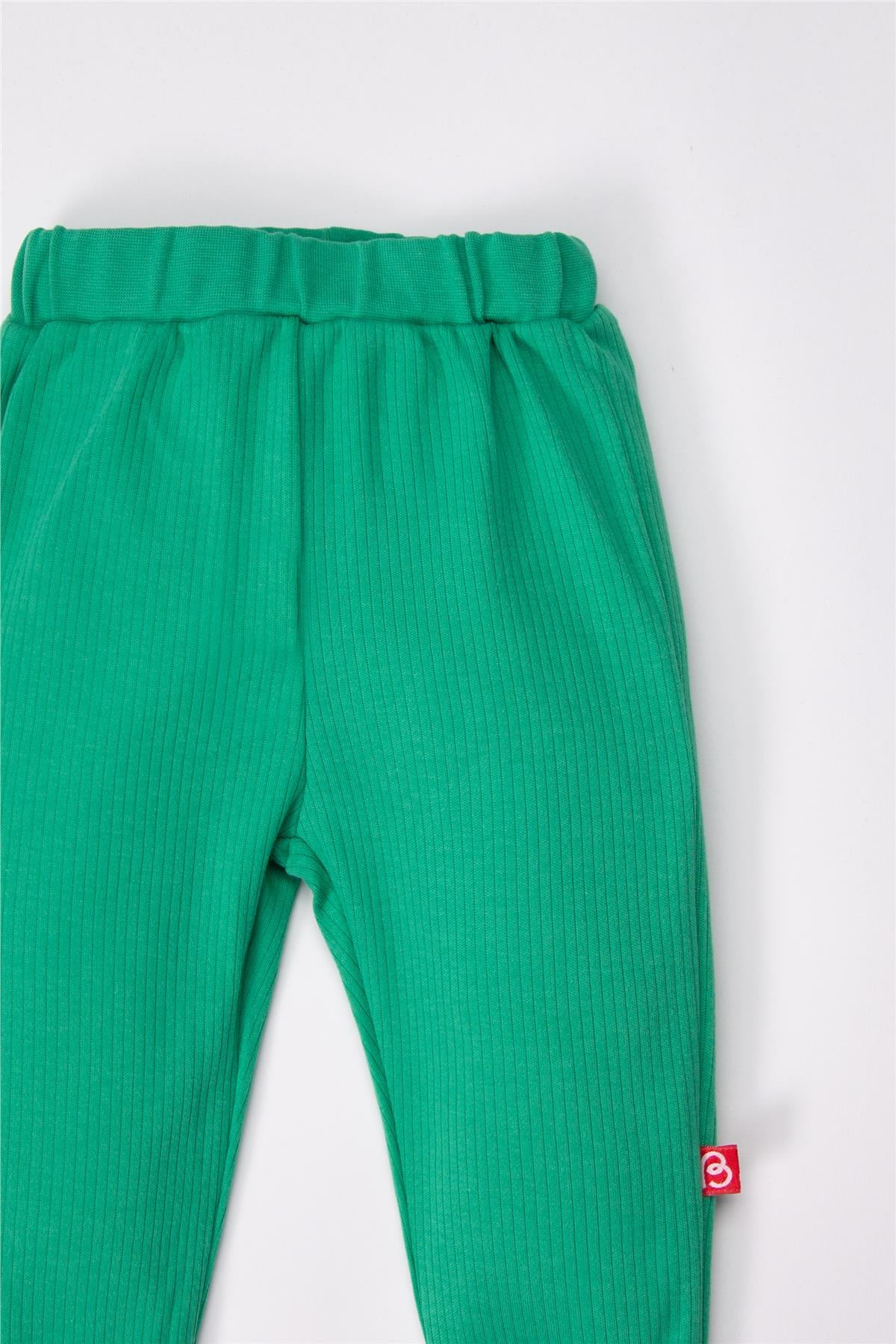 PATİKSİZ PANTOLON 2Lİ (ALWAYS RAPORLU İNTERLOK) YEŞİL