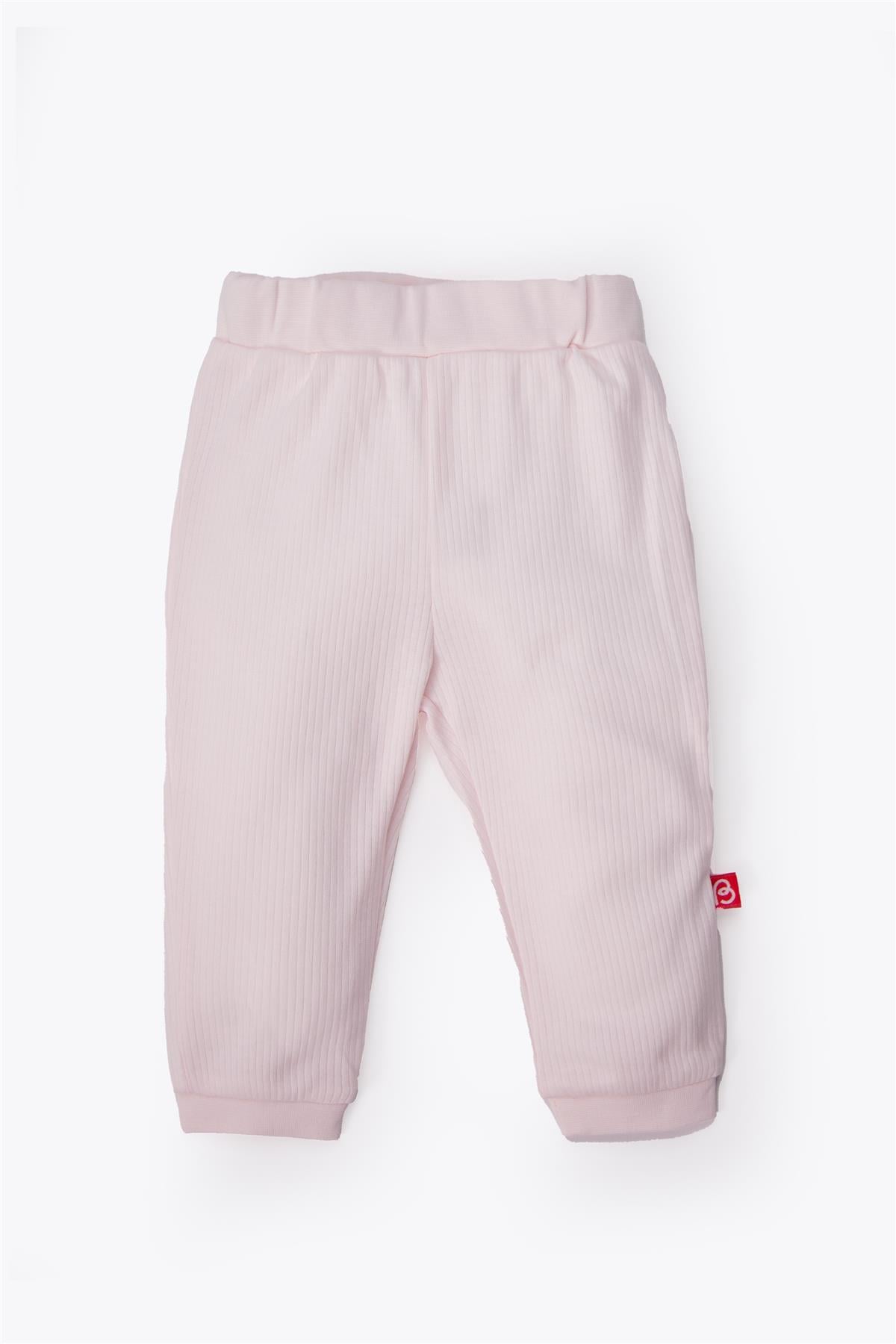 PATİKSİZ PANTOLON 2Lİ (ALWAYS RAPORLU İNTERLOK) PEMBE