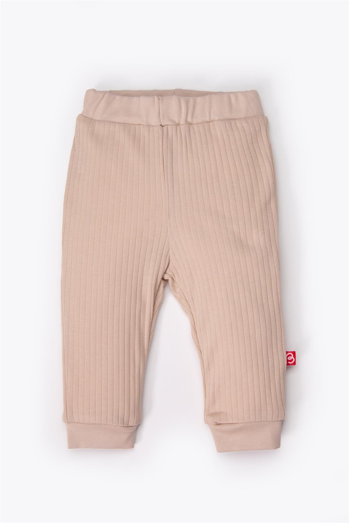 PATİKSİZ PANTOLON 2Lİ (CUTE BEAR) BEJ