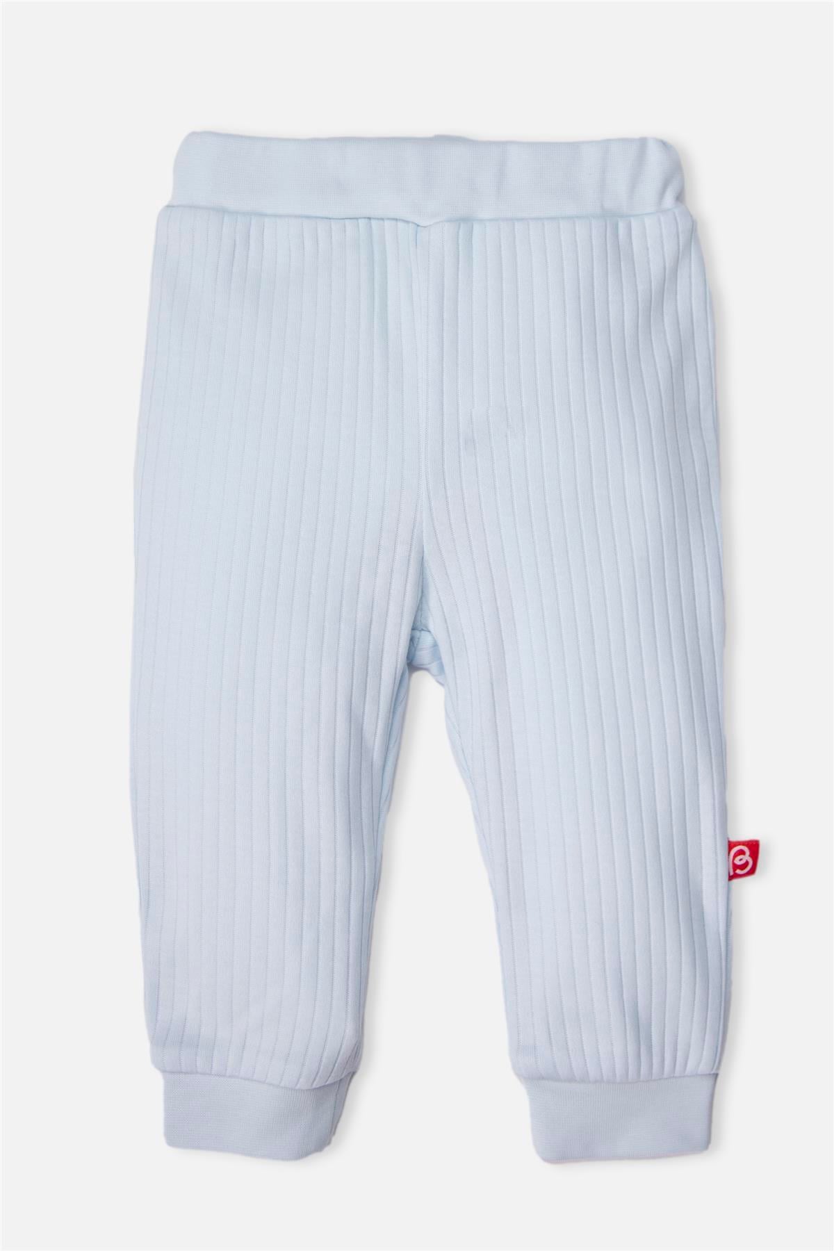 PATİKSİZ PANTOLON 2Lİ (CUTE BEAR) MAVİ