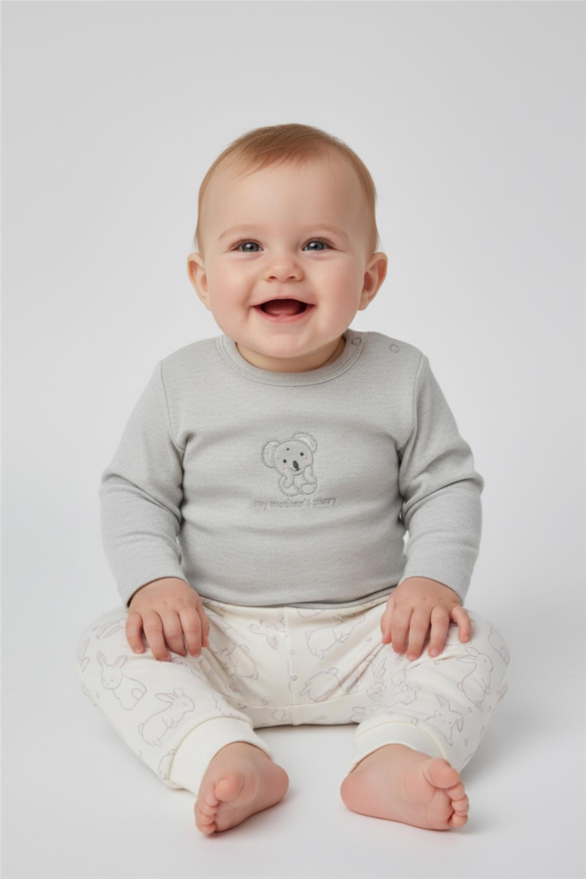 PATİKSİZ PANTOLON 2Lİ (CUTE BUNNY) MOR