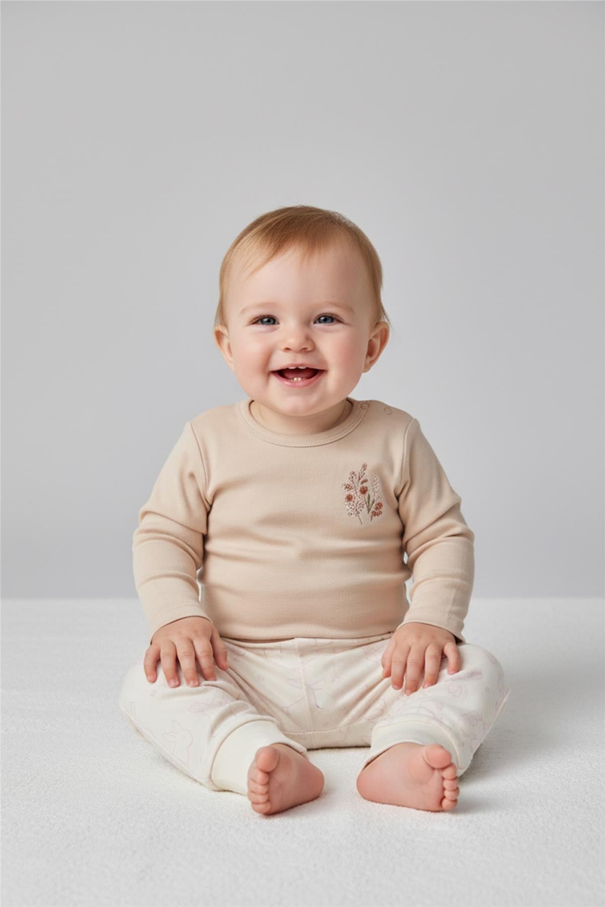 PATİKSİZ PANTOLON 2Lİ (CUTE BUNNY) PEMBE