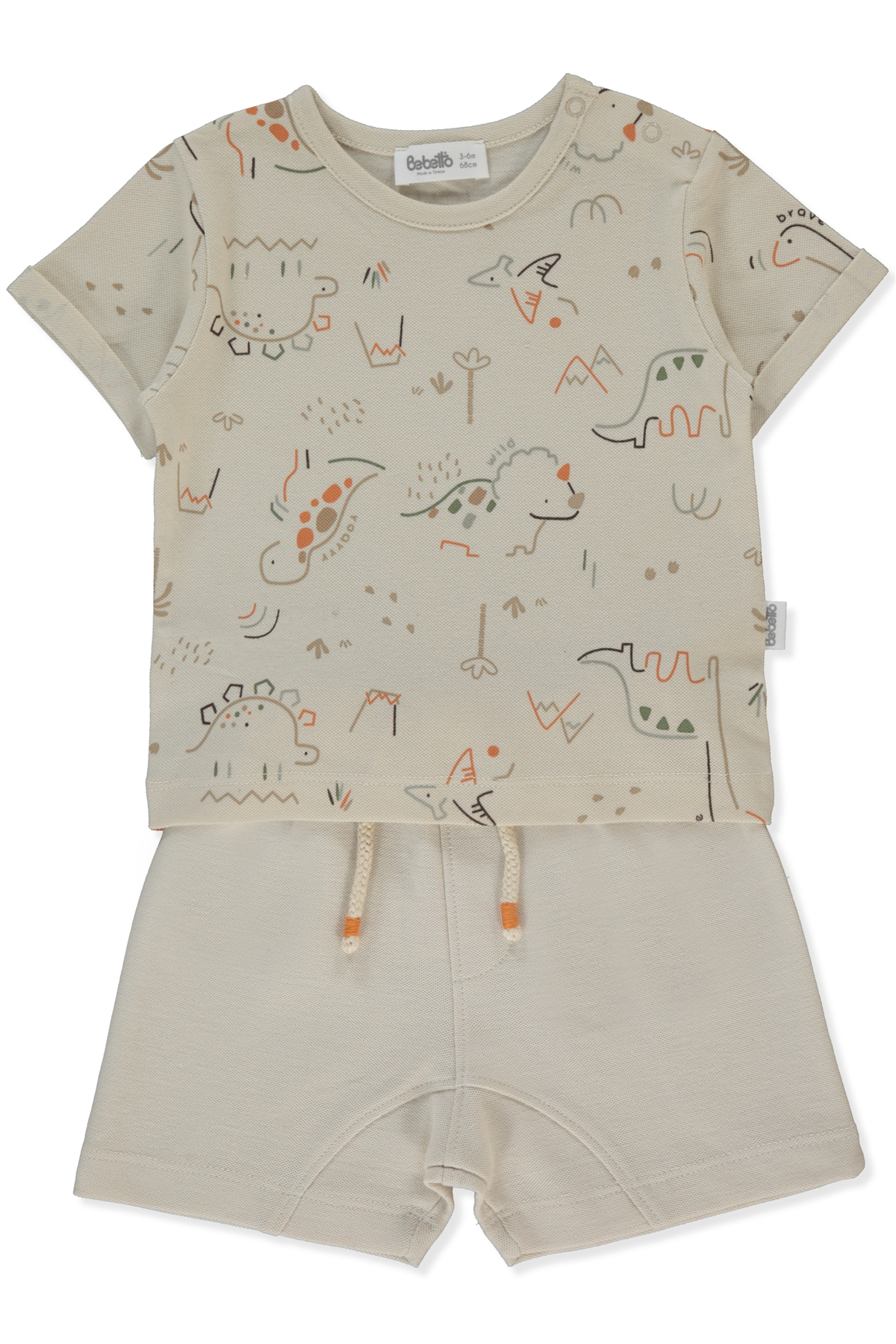 PİKE ŞORT 2Lİ TAKIM (DINO) BEJ