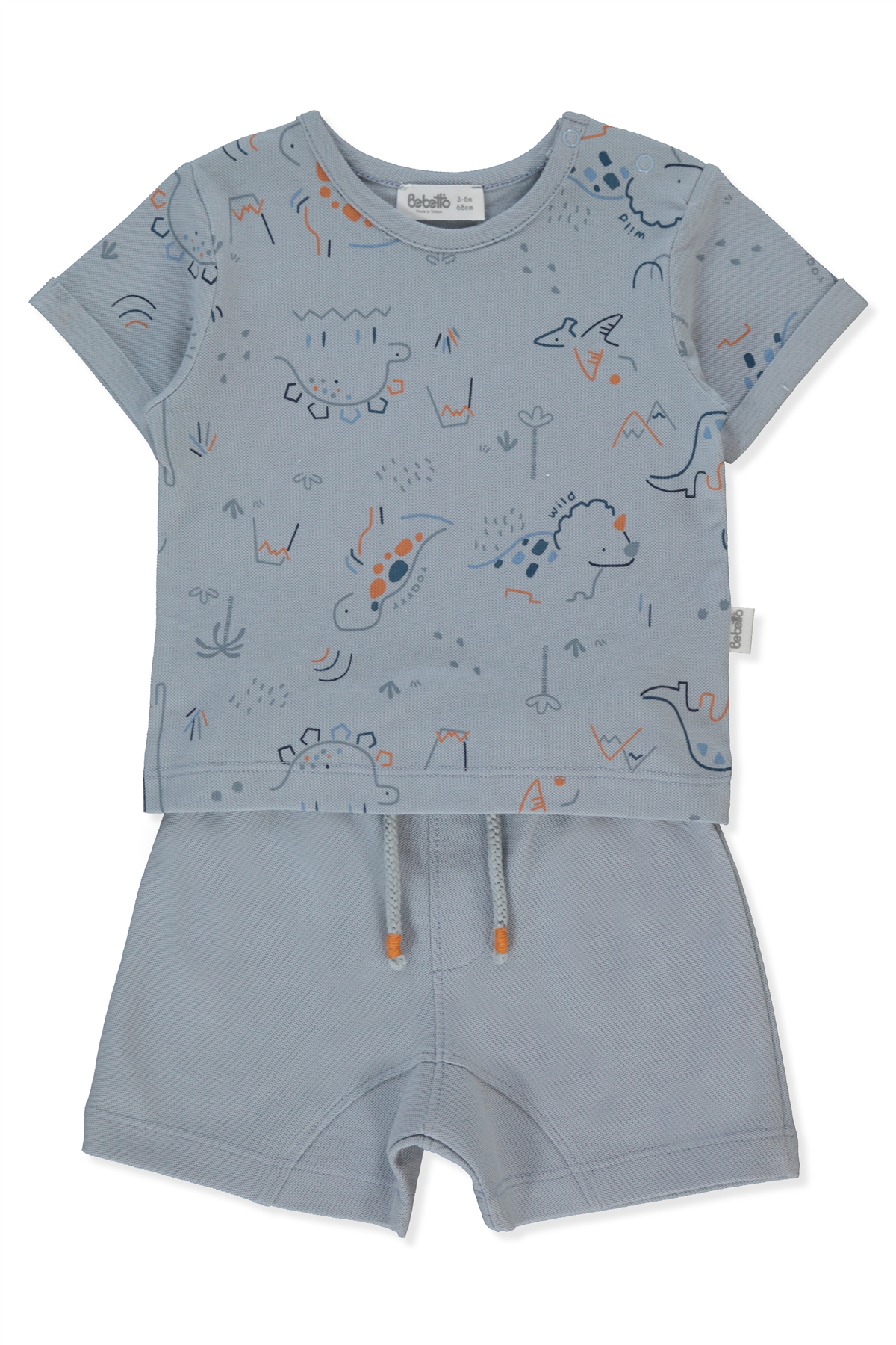 PİKE ŞORT 2Lİ TAKIM (DINO) MAVİ