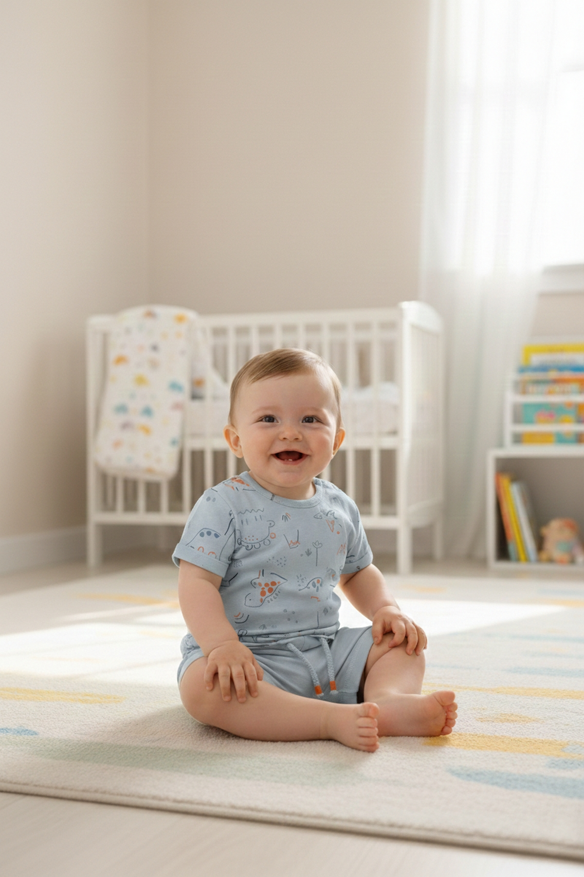 PİKE ŞORT 2Lİ TAKIM (DINO) MAVİ