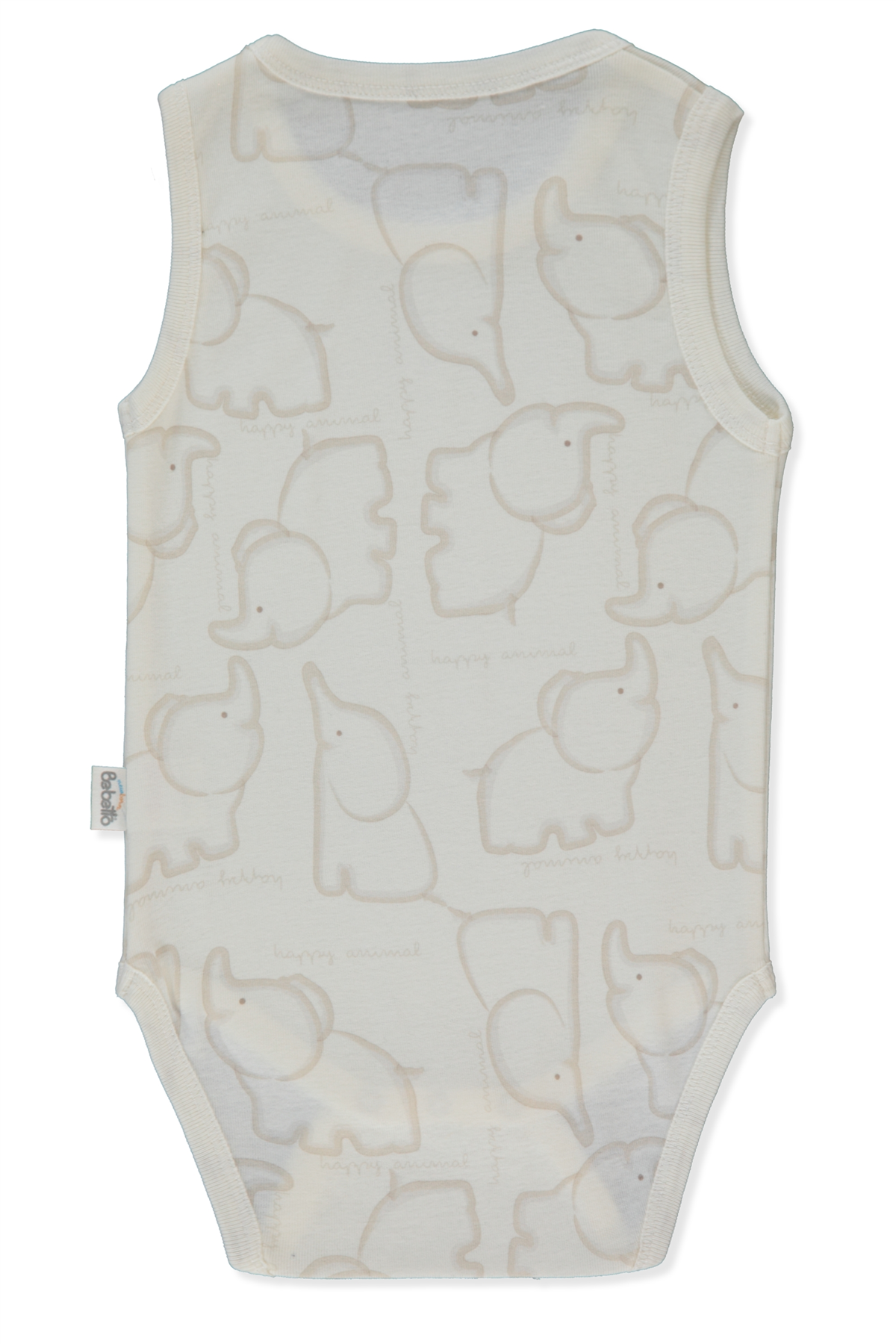 RİBANA ATLET BODY YAŞ (HAPPY ANIMAL) BEJ