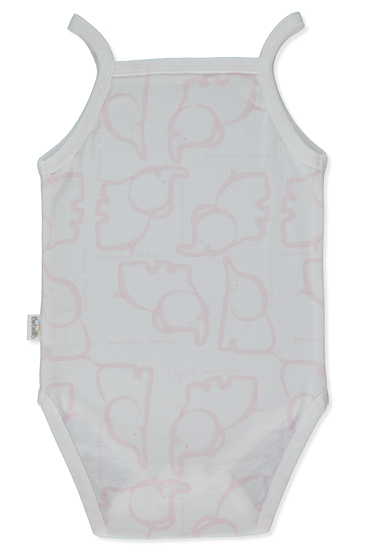 RİBANA İP ASKILI BODY YAŞ (HAPPY ANIMAL) PEMBE