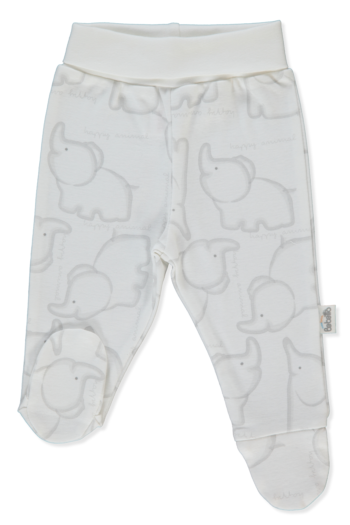 RİBANA PATİKLİ PANTOLON (HAPPY ANIMAL) GRİ MELANJ