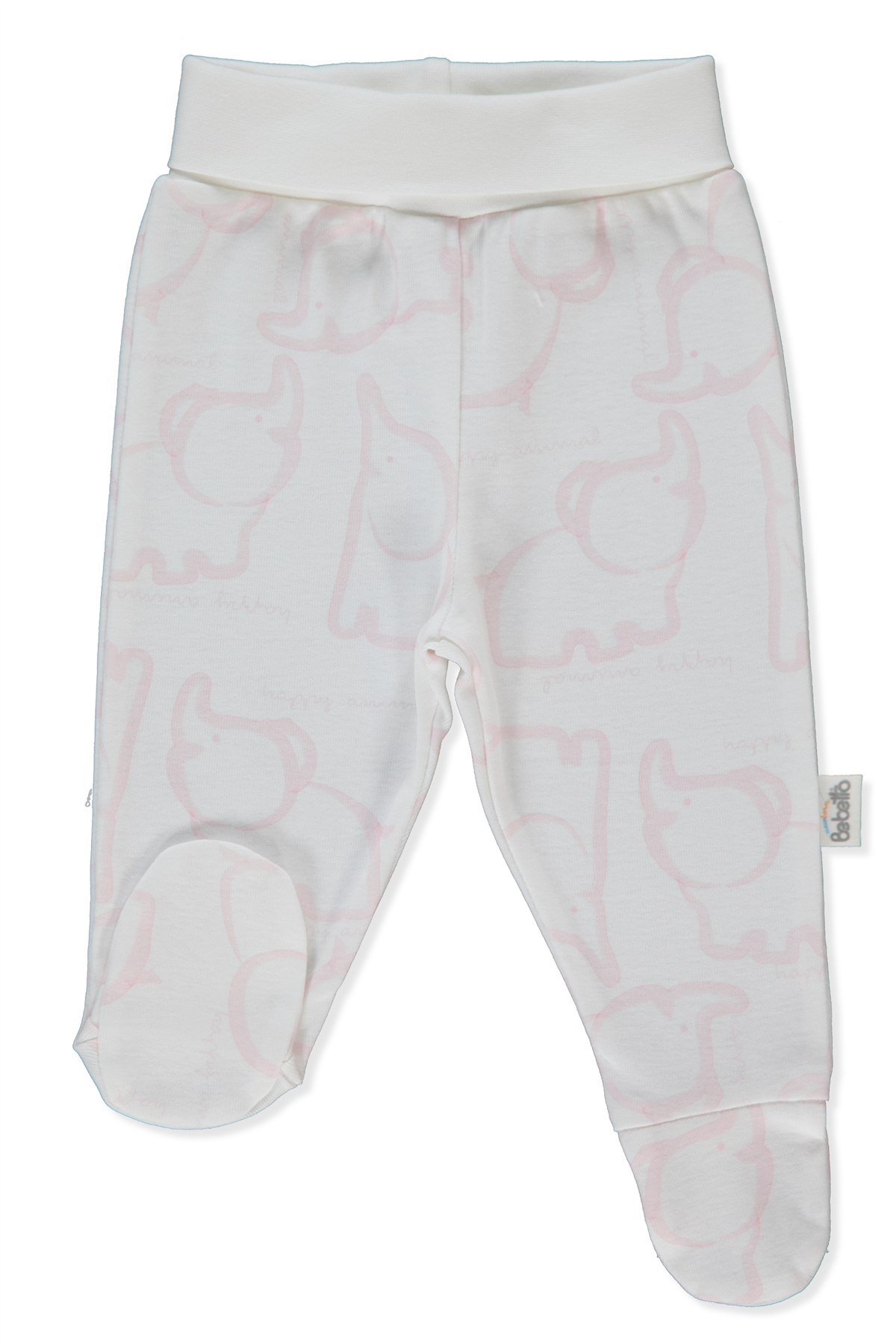 RİBANA PATİKLİ PANTOLON (HAPPY ANIMAL) PEMBE