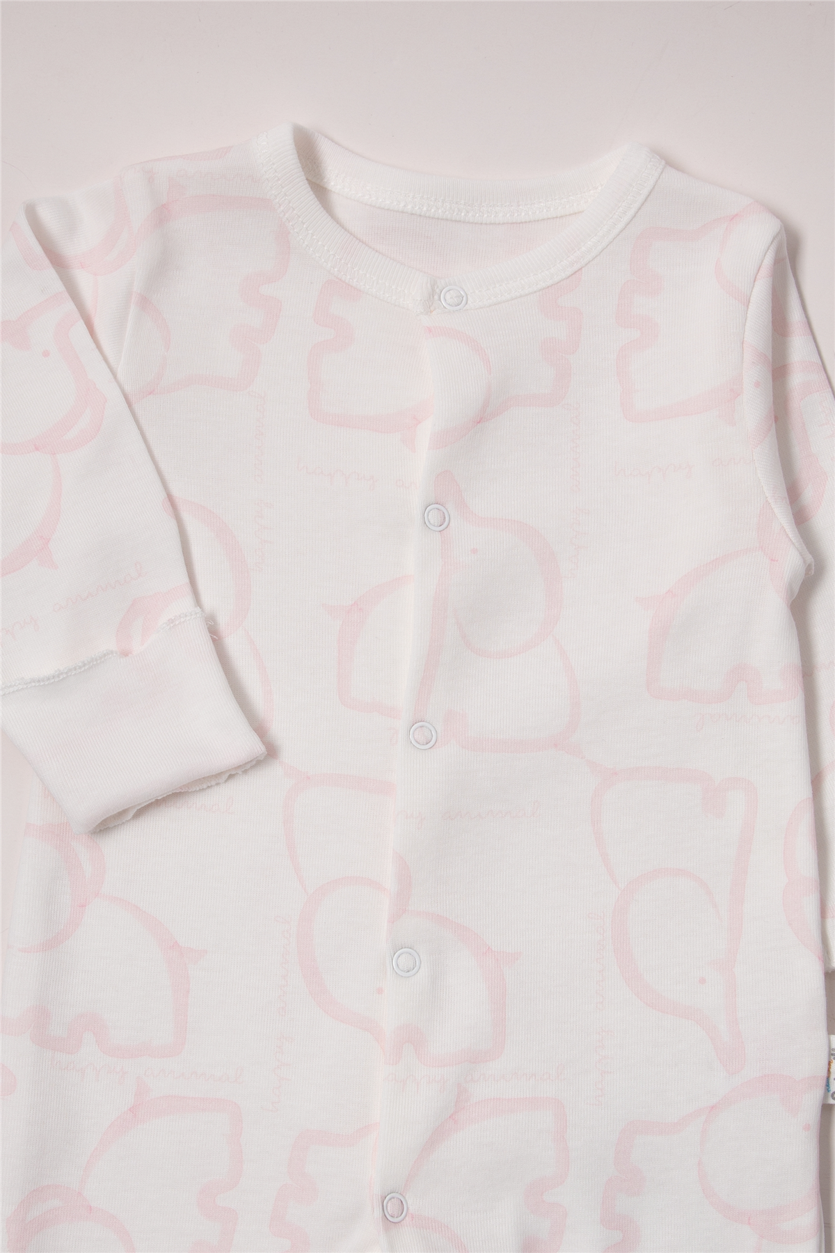 RİBANA TULUM SET 3LÜ (HAPPY ANIMAL) PEMBE