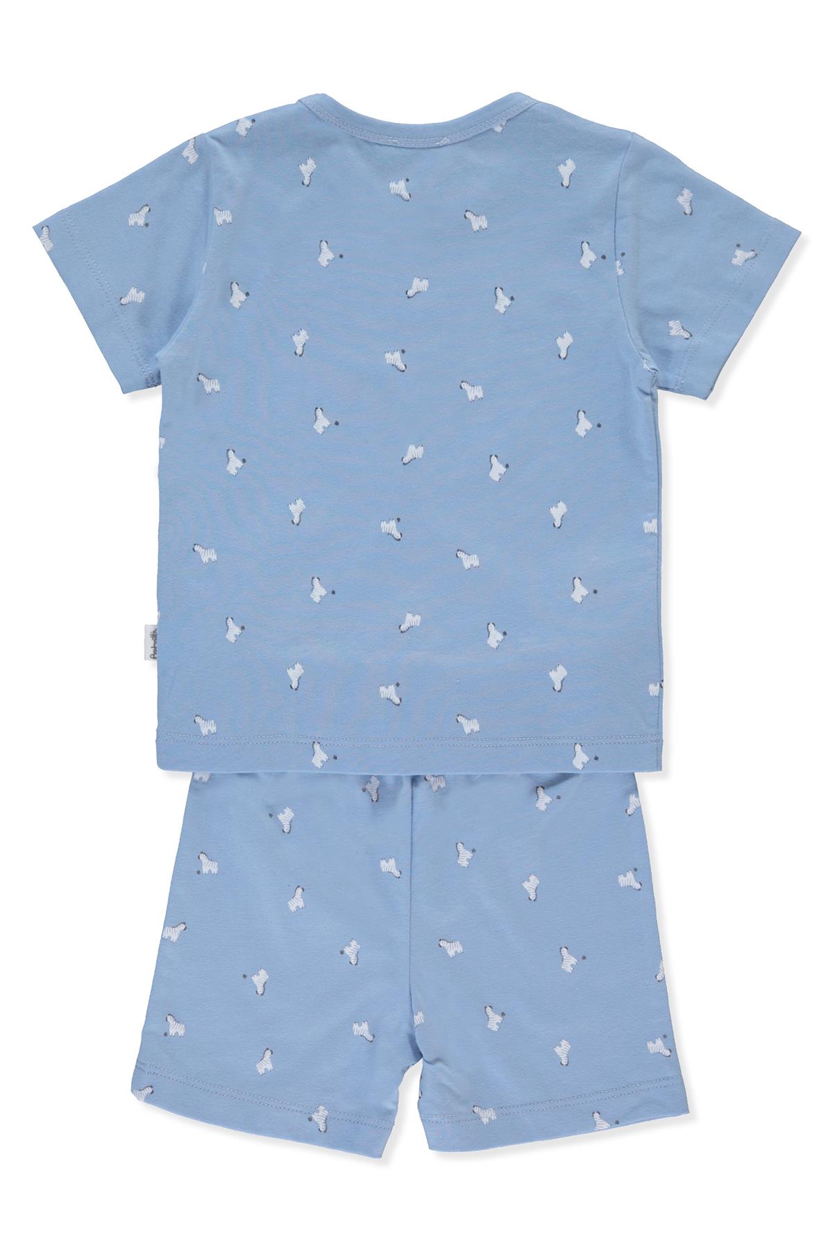 SÜPREM PİJAMA TAKIMI 2Lİ (SWEET PYJAMAS/25-WALKING ZEBRAS) MAVİ