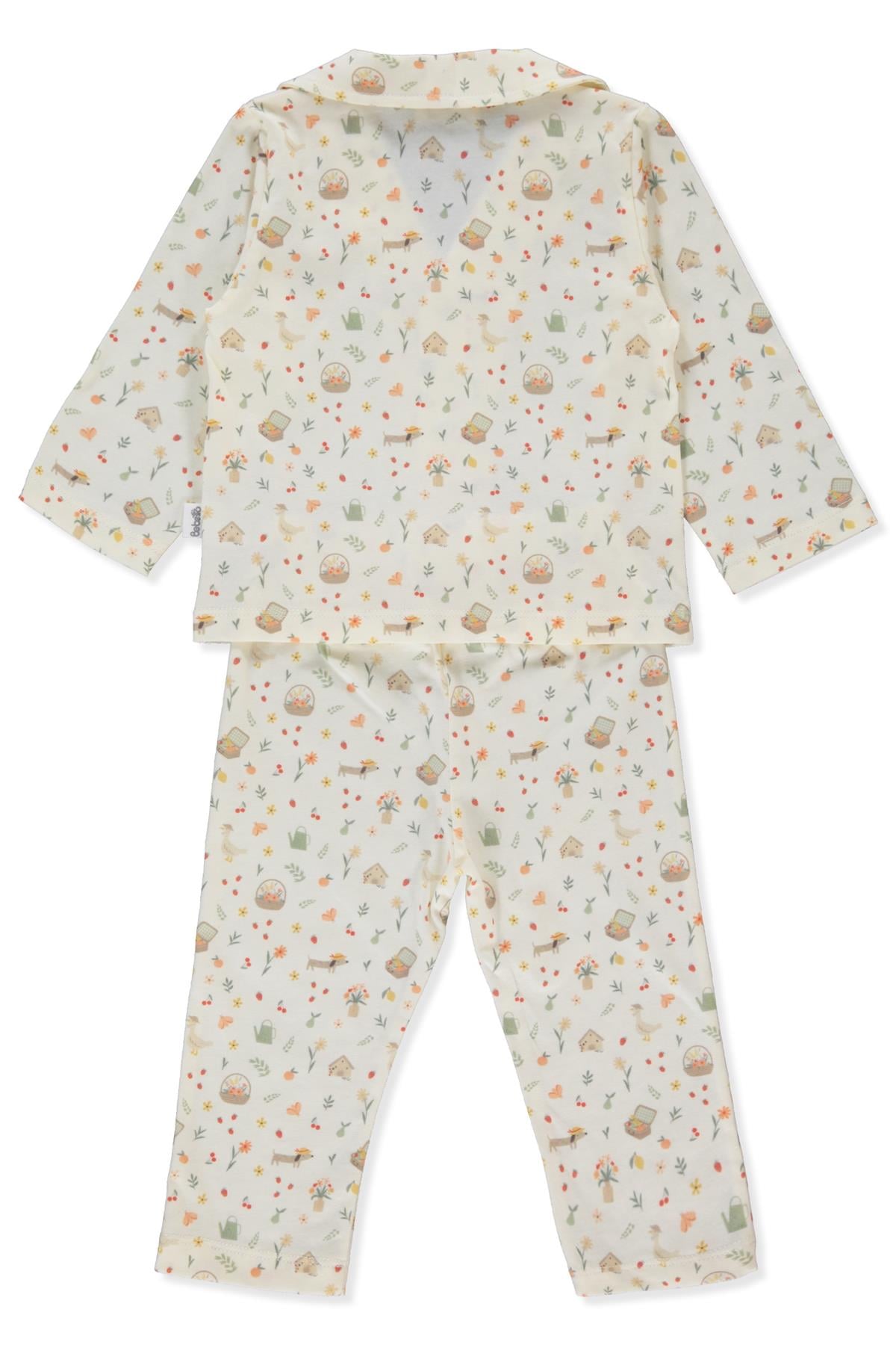 SÜPREM PİJAMA TAKIMI 2Lİ (SWEET PYJAMAS/25-CUTE DUCK) EKRU