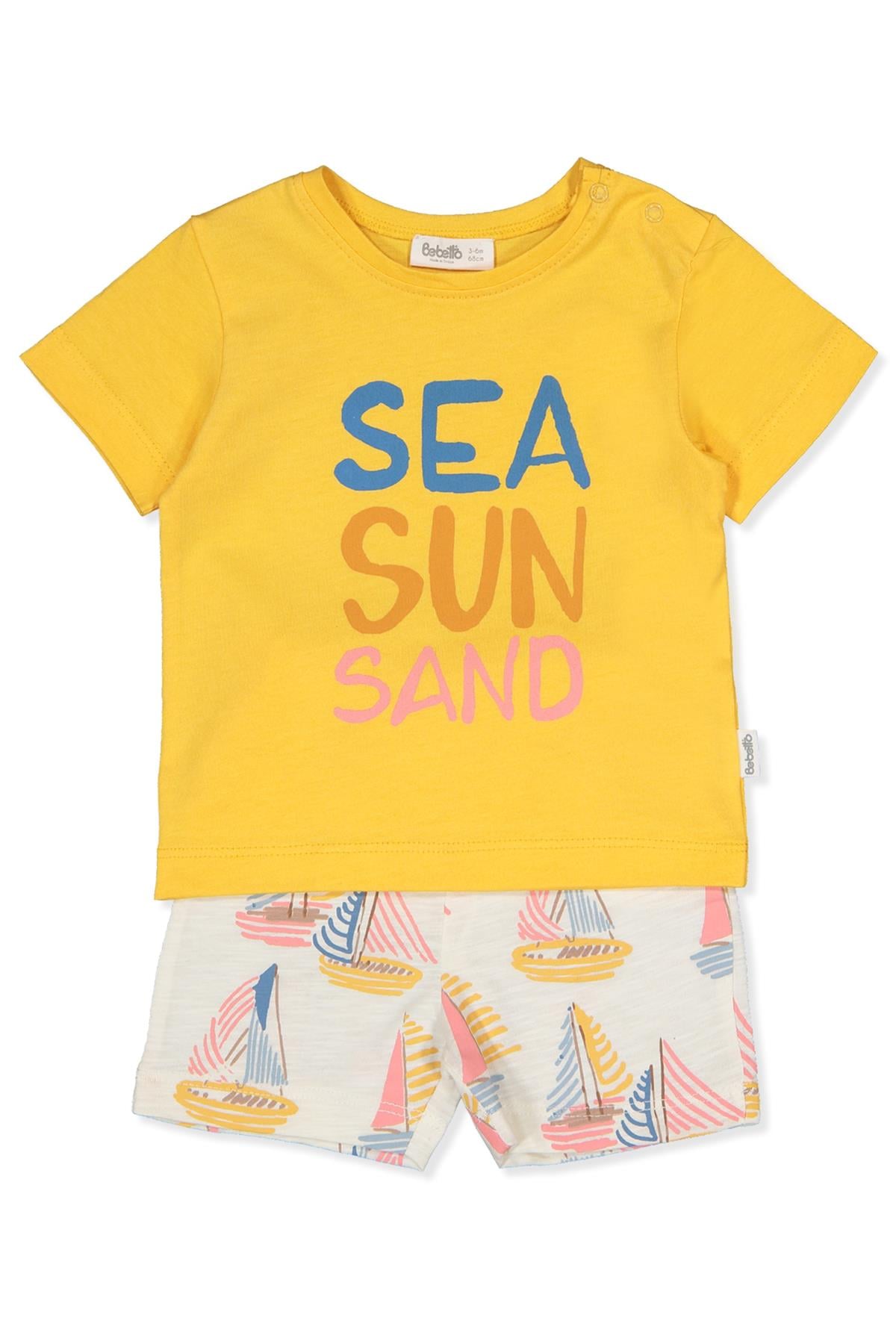 SÜPREM ŞORT 2Lİ TAKIM (SEA AND SUN) SARI