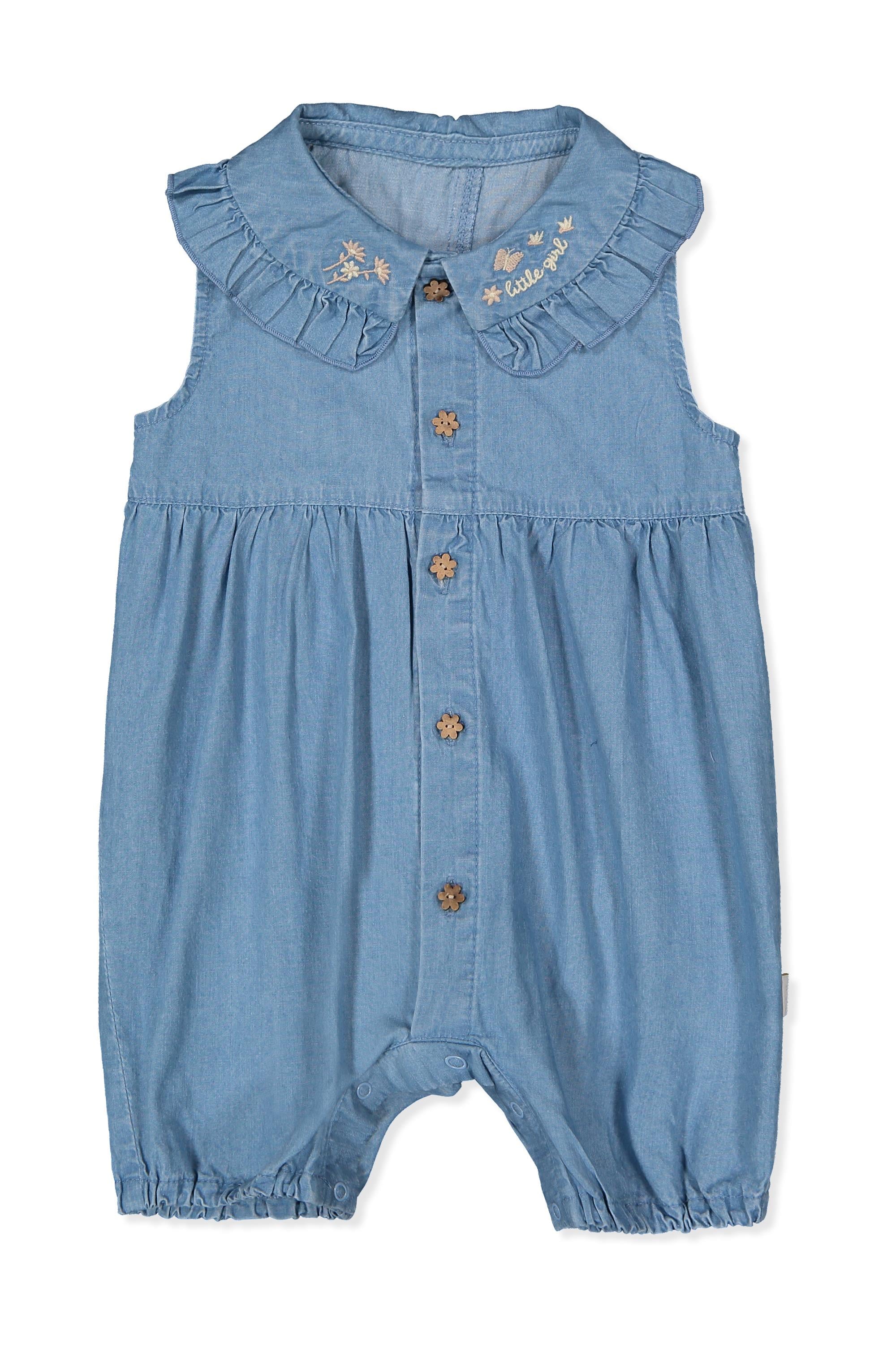 TENCEL GOLF TULUM (TINY FLOWERS) AÇIK MAVİ