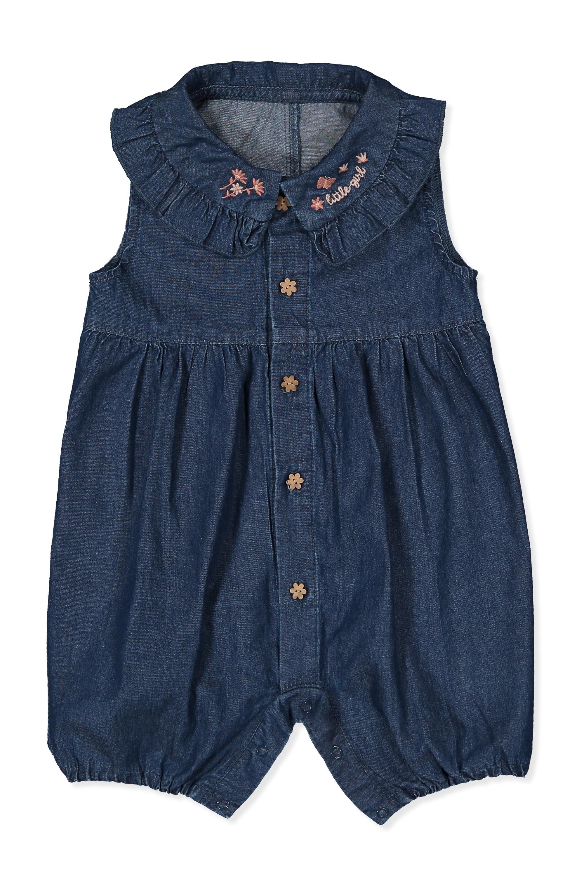 TENCEL GOLF TULUM (TINY FLOWERS) LACİVERT