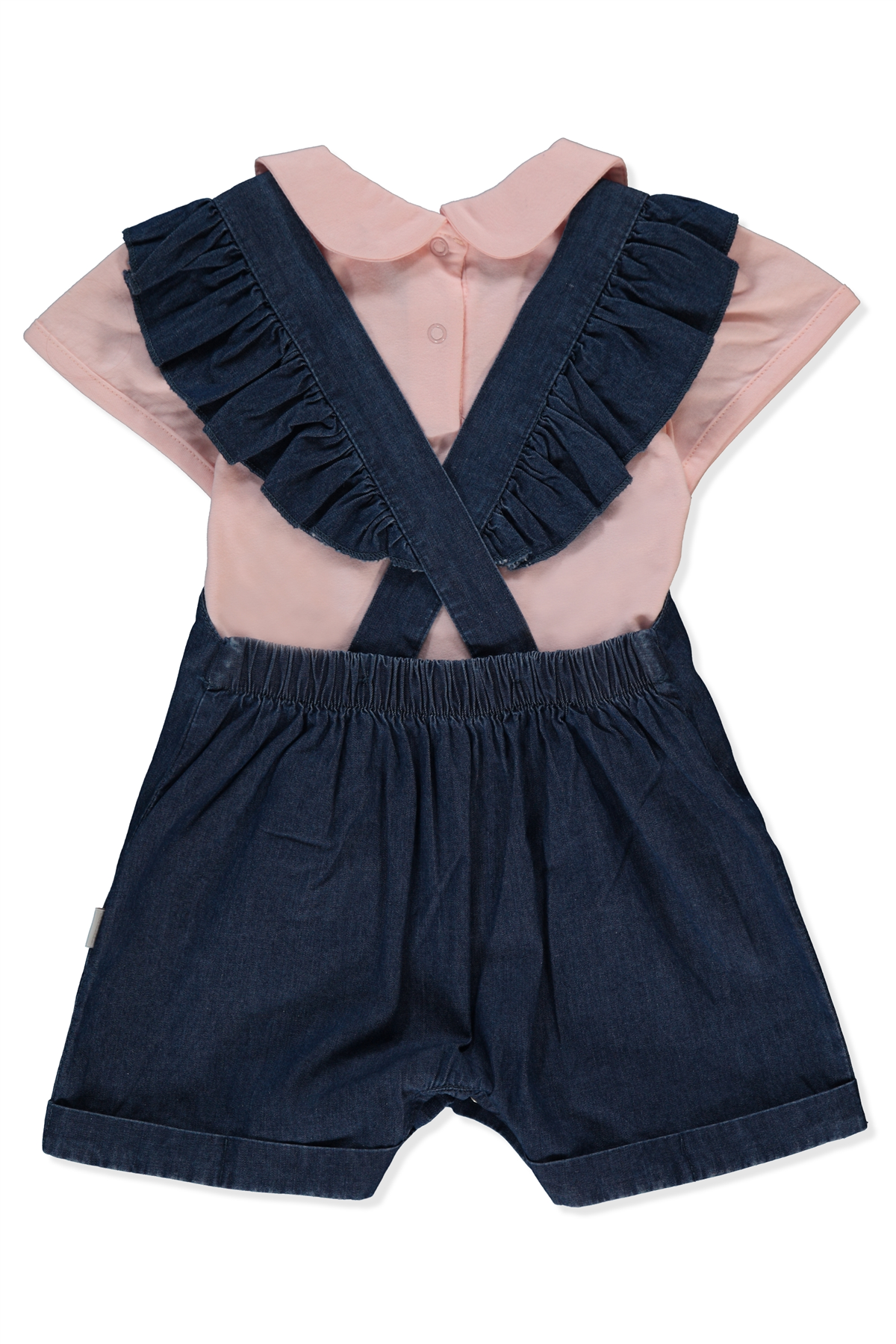 TENCEL SALOPET 2Lİ TAKIM (FLOWER GIRL) LACİVERT