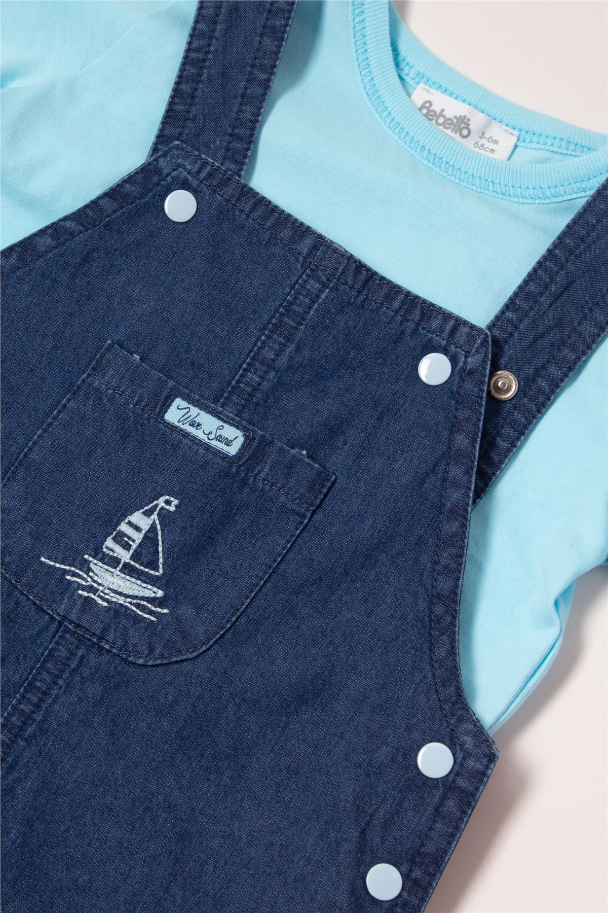 TENCEL SALOPET 2Lİ TAKIM (WAVE POWER) LACİVERT