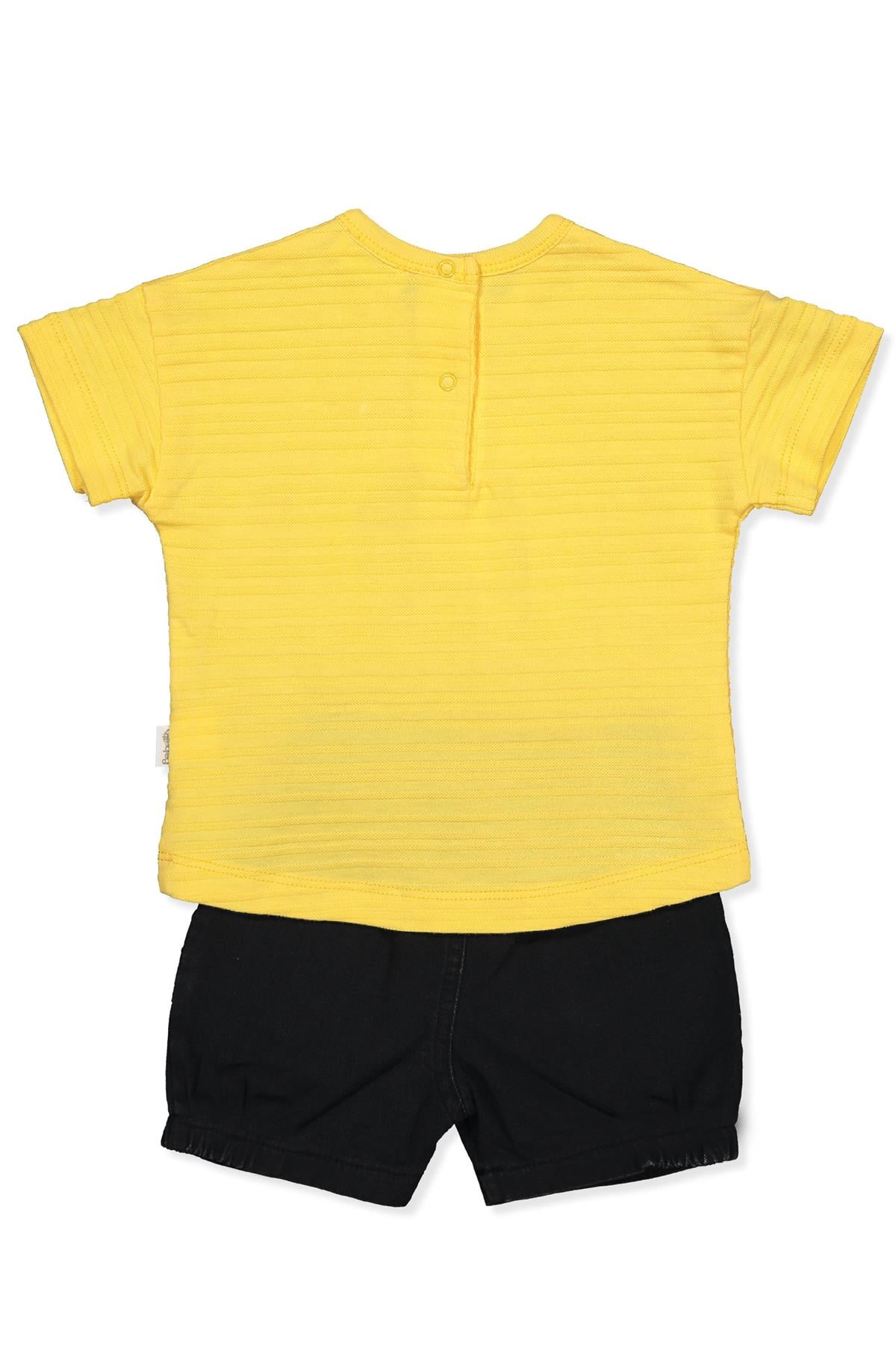 TENCEL ŞORT 2Lİ TAKIM (BOBBY AND ME) SARI