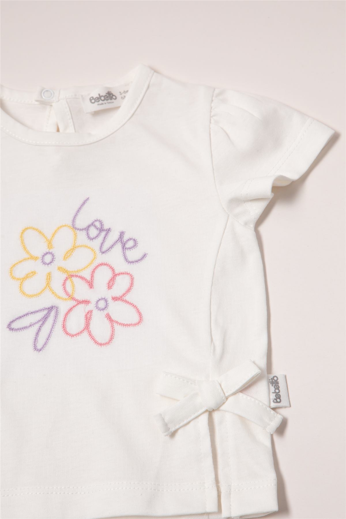 TENCEL ŞORT 2Lİ TAKIM (FLOWER GIRL) MAVİ