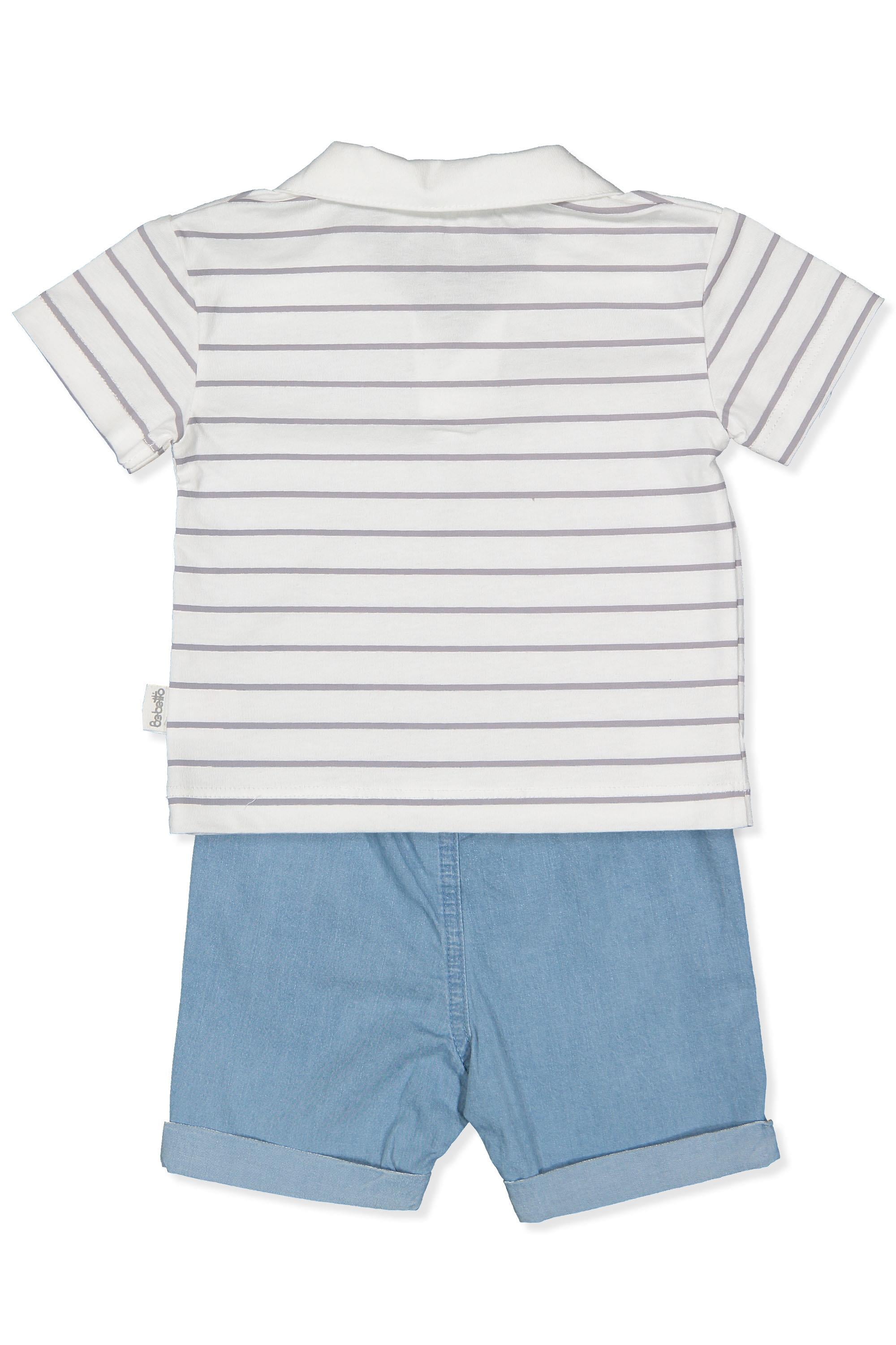 TENCEL ŞORT 2Lİ TAKIM (FREE SPIRIT) MAVİ