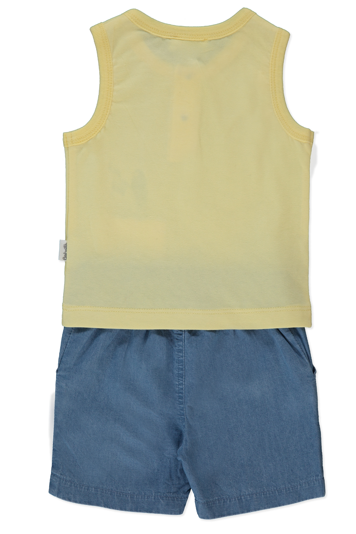 TENCEL ŞORT 2Lİ TAKIM (WAVE POWER) MAVİ