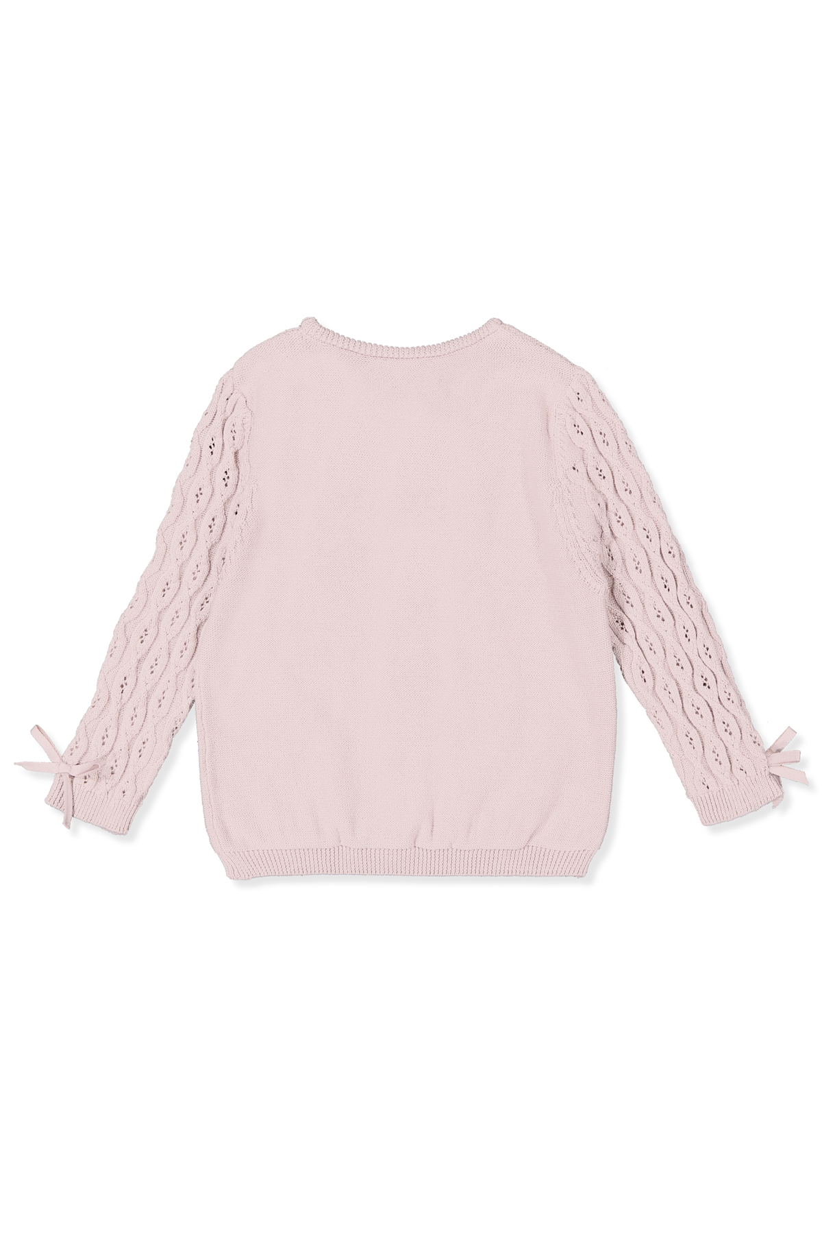 TRİKO HIRKA (BURGU DESEN) PEMBE