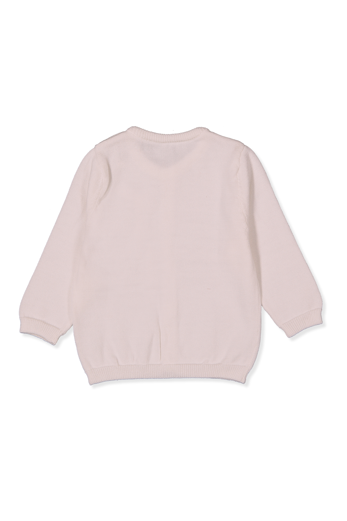 TRİKO HIRKA (ÇİZGİ DESEN) PEMBE