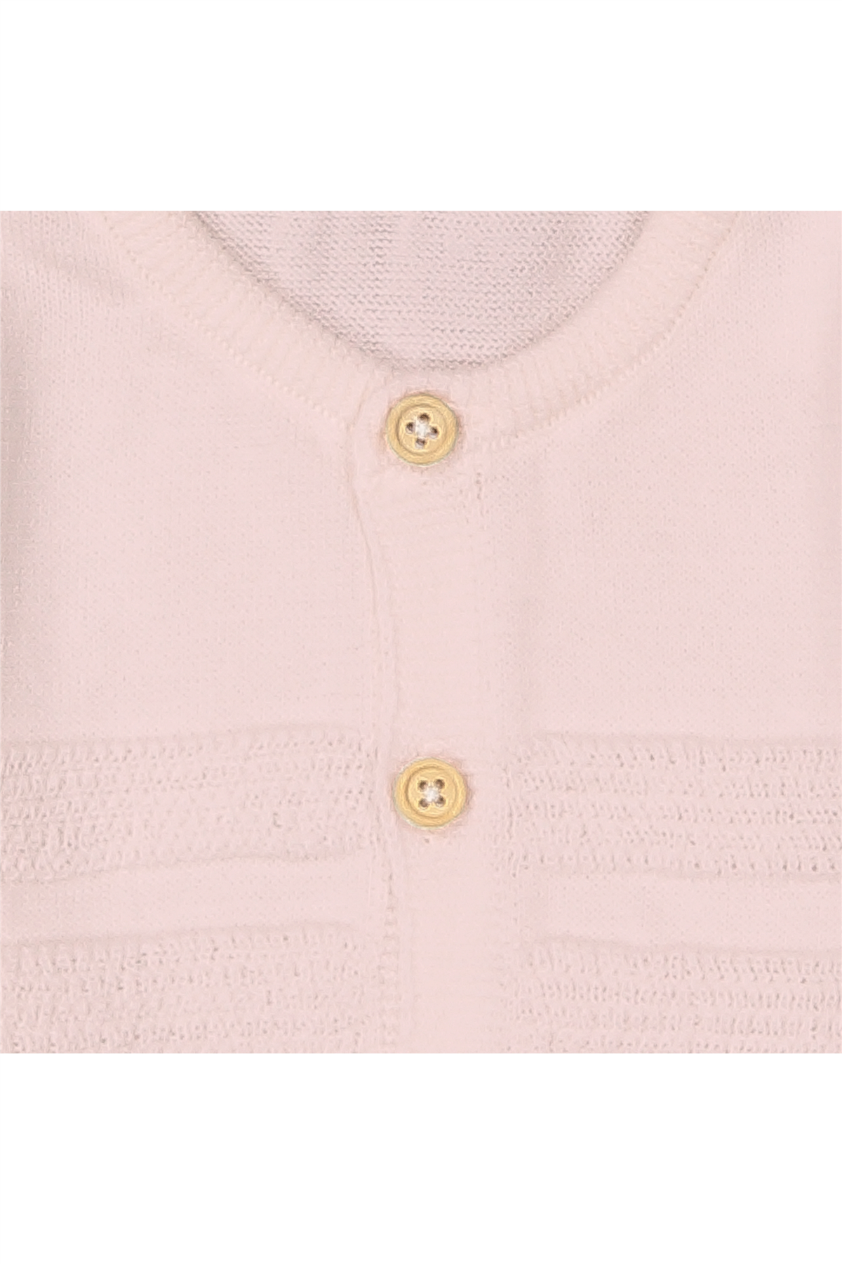 TRİKO HIRKA (ÇİZGİ DESEN) PEMBE