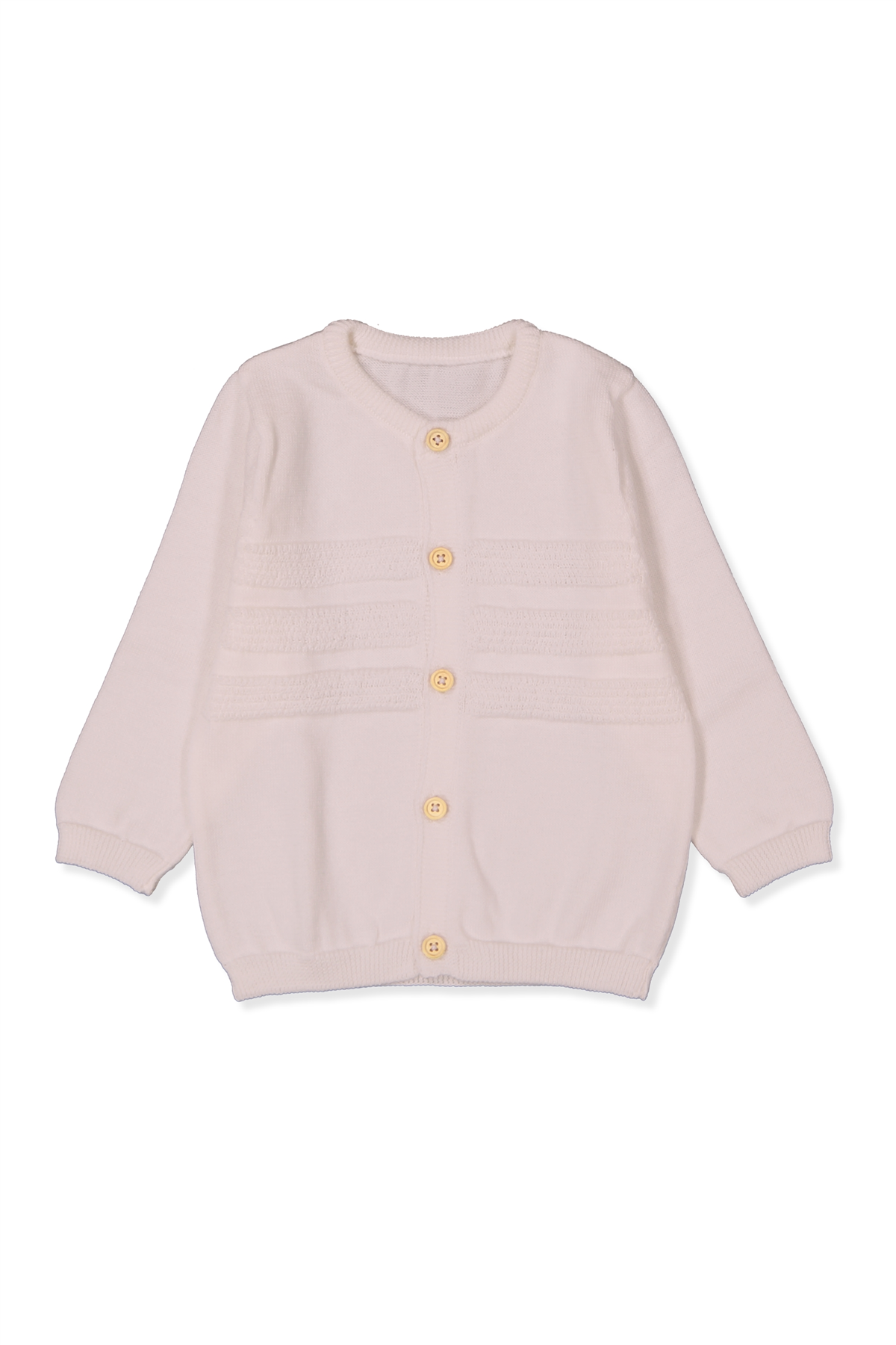 TRİKO HIRKA (ÇİZGİ DESEN) PEMBE