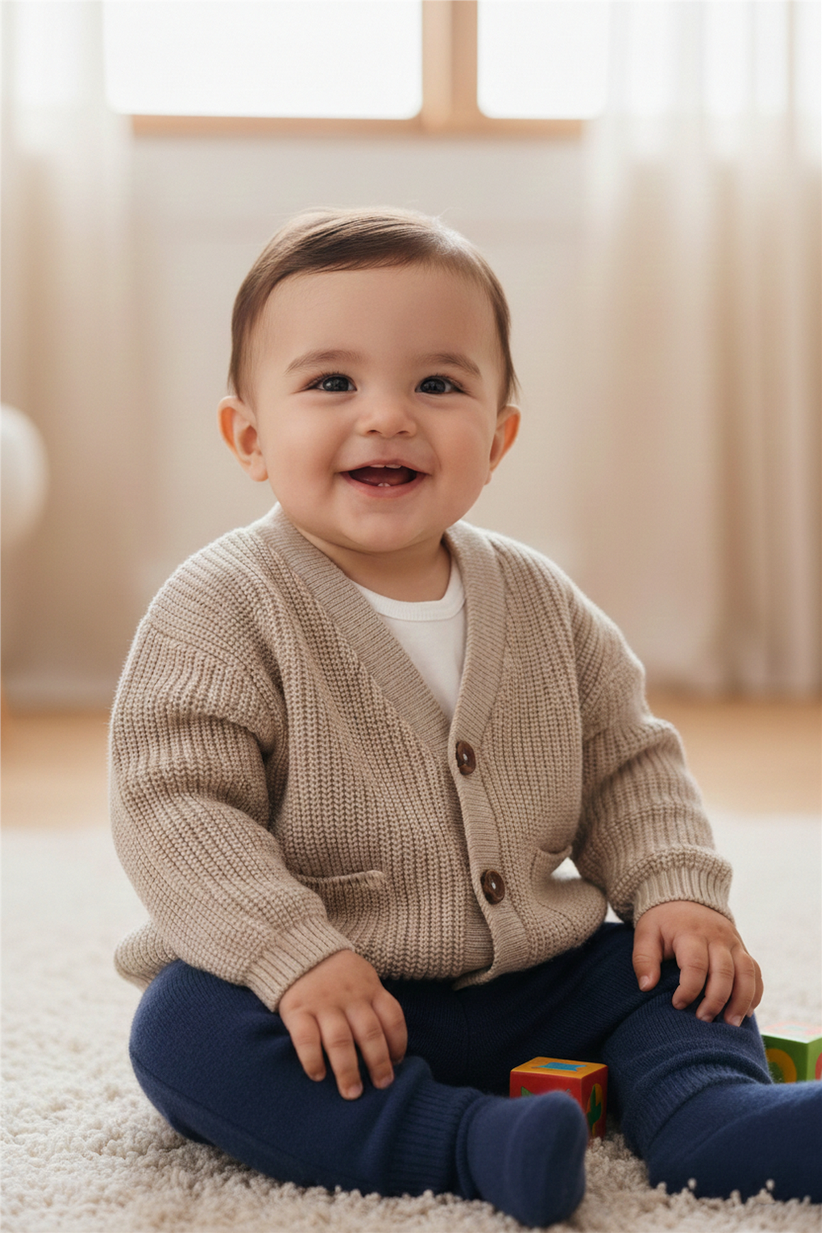 TRİKO HIRKA (CLASSY STYLE) BEJ