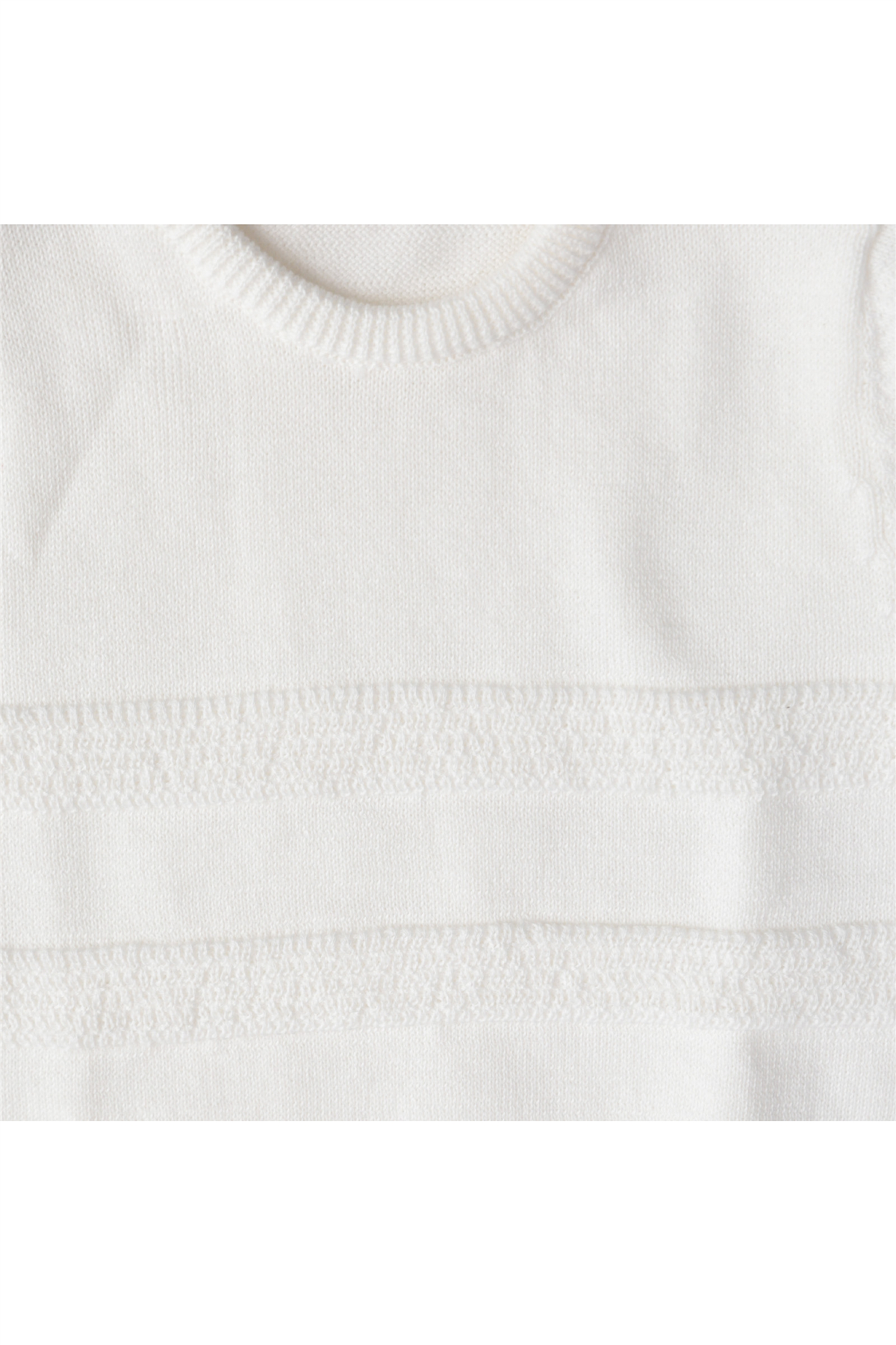 TRİKO ŞORTLU TAKIM (ÇİZGİ DESEN) EKRU