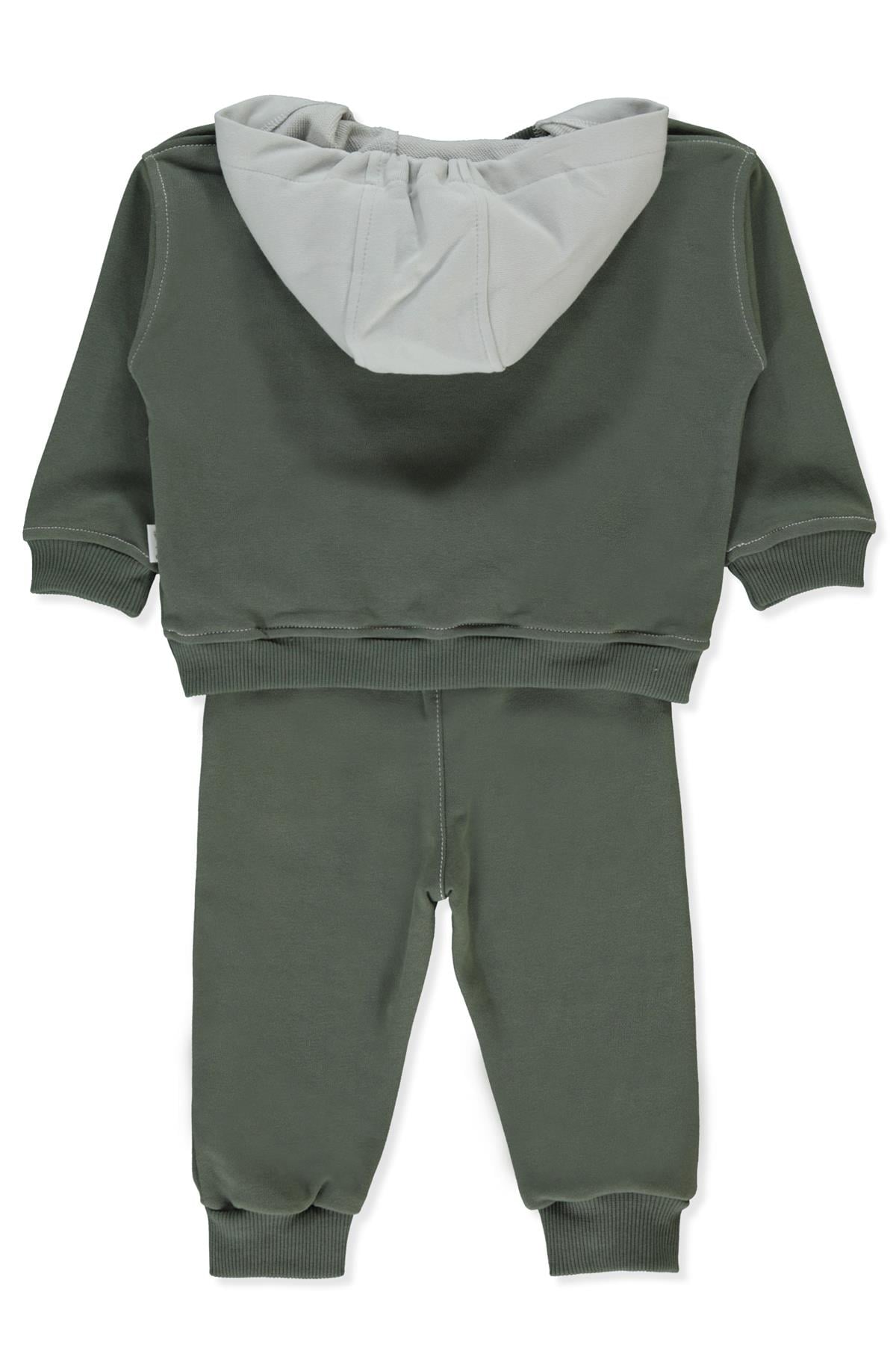 ÜÇ İP KAPŞONLU SWEAT 2Lİ TAKIM (GOOD THINGS) HAKİ