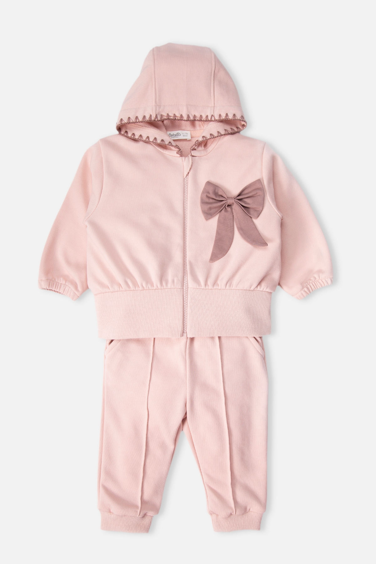 ÜÇ İP PANTOLON 2Lİ TAKIM (BELLA BOW) PEMBE