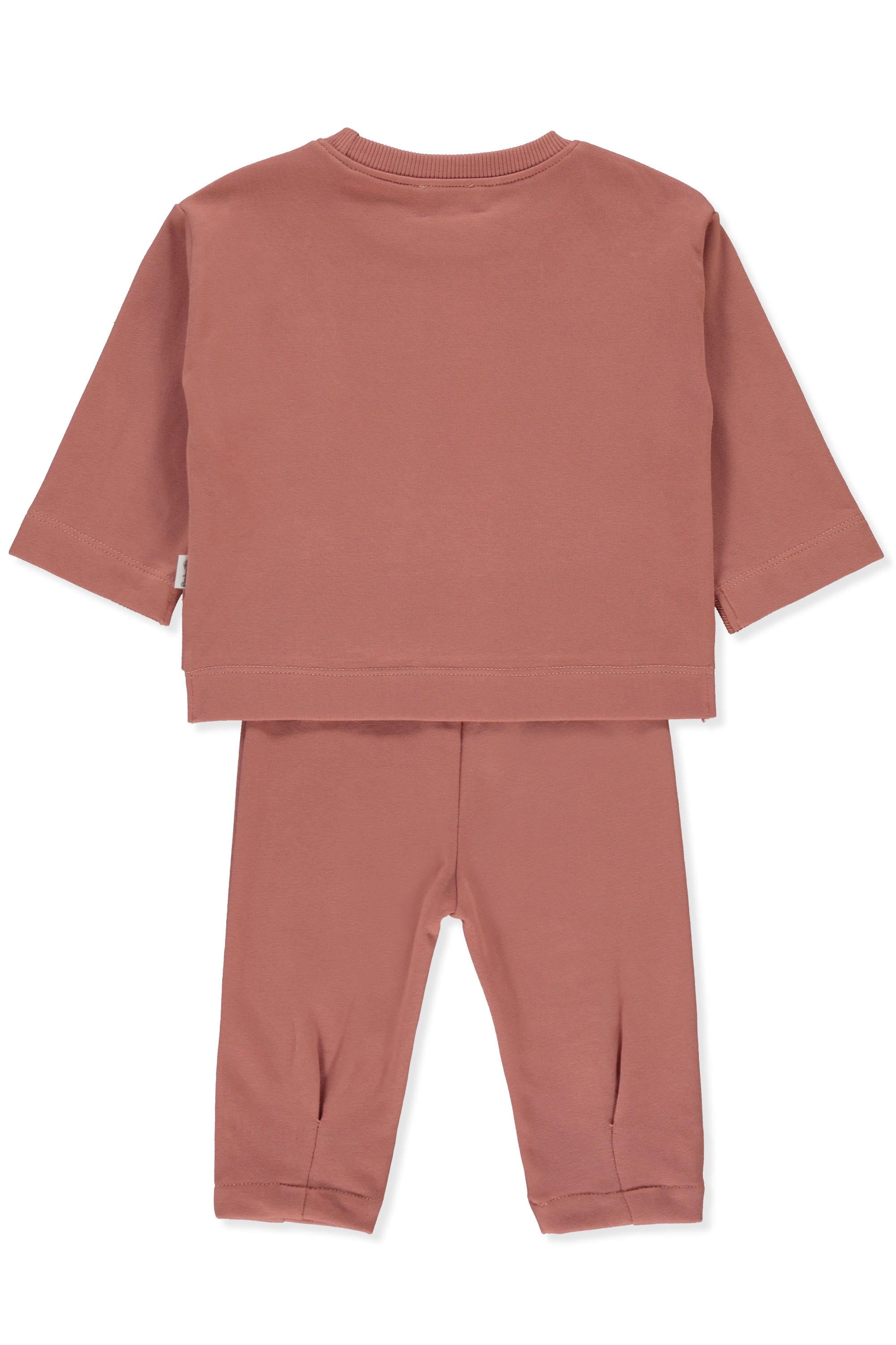 ÜÇ İP SWEAT 2Lİ TAKIM (FEEL) NAR ÇİÇEĞİ
