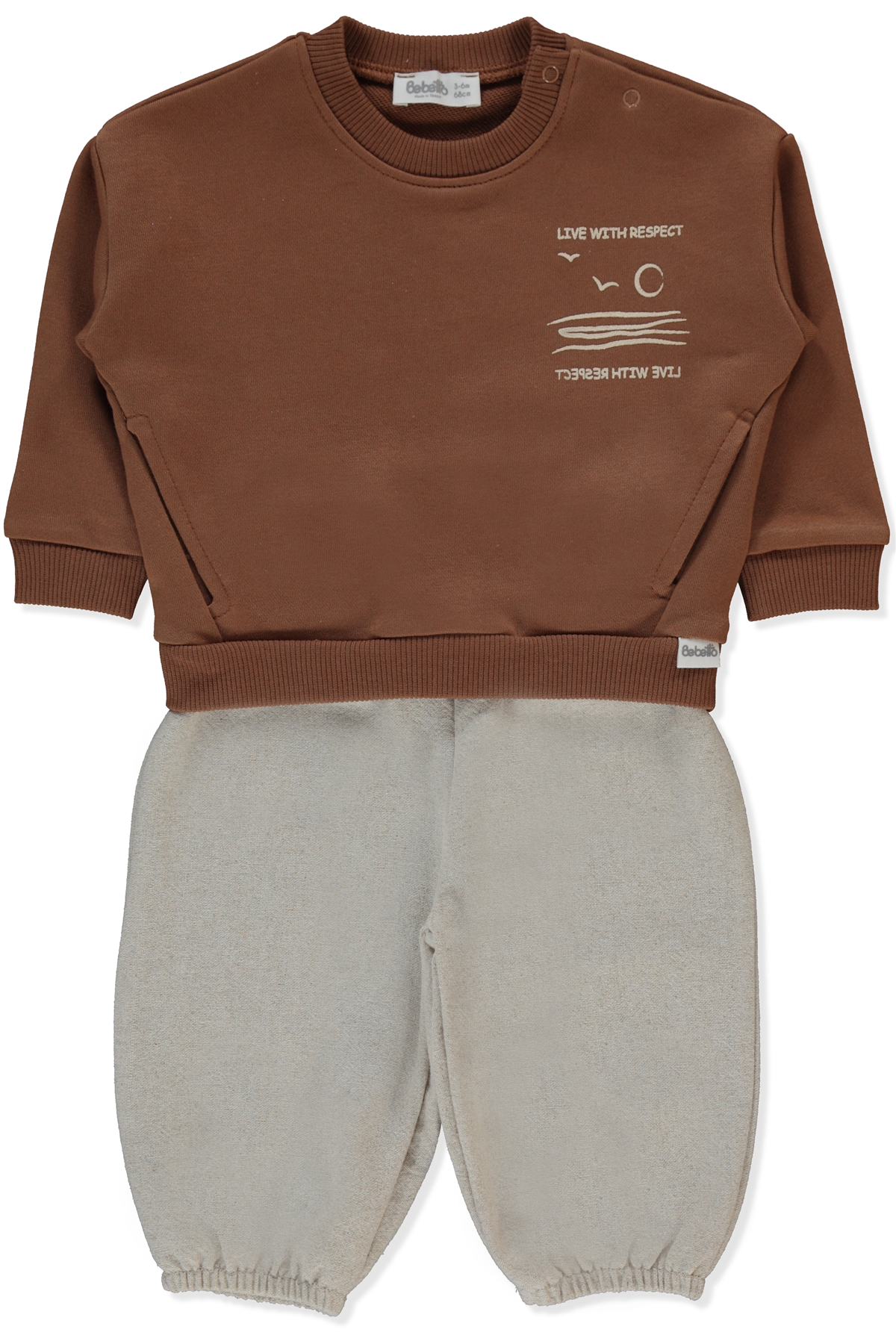 ÜÇ İP SWEAT 2Lİ TAKIM (GENTLEMAN) BEJ