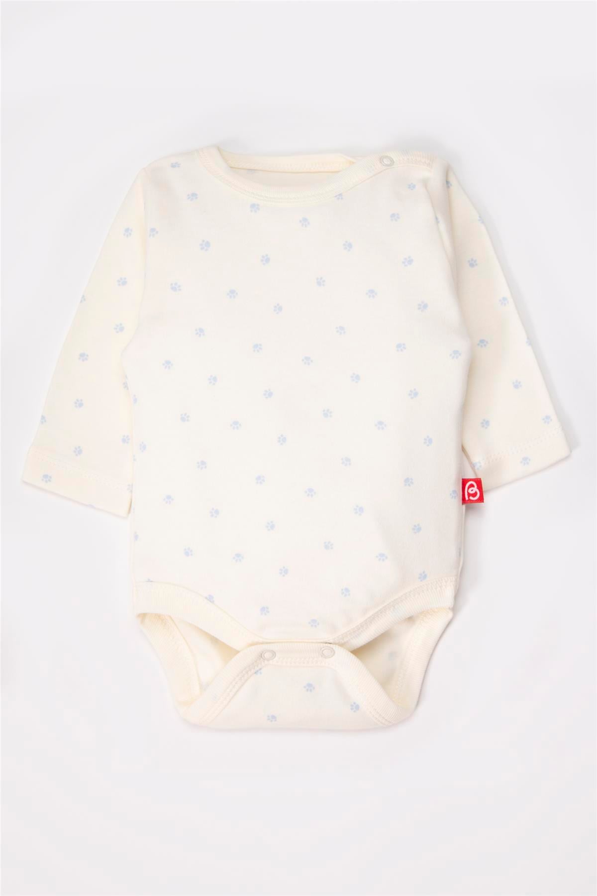 UZUN KOLLU BODY 3LÜ (CUTE BEAR) MAVİ