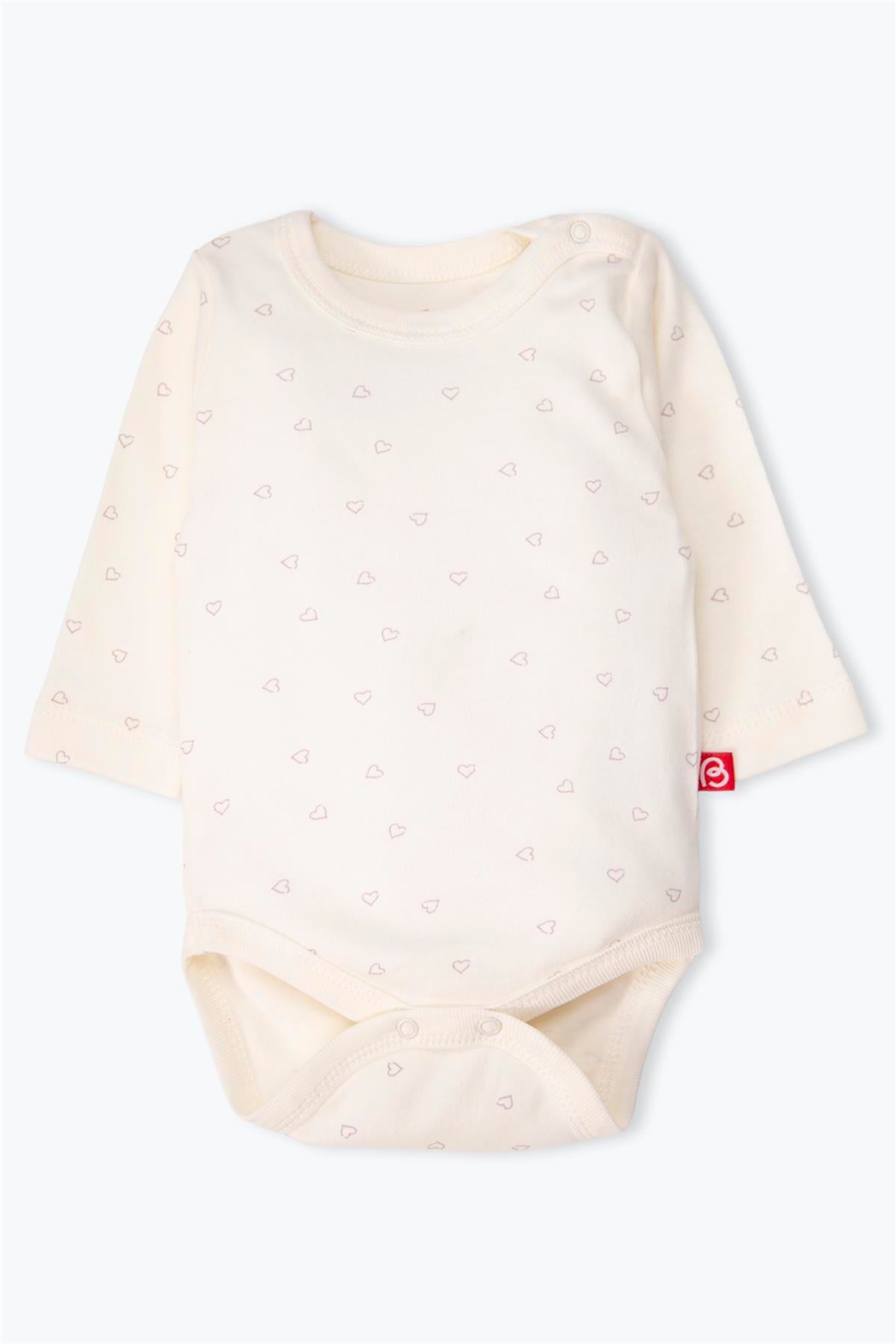 UZUN KOLLU BODY 3LÜ (CUTE BUNNY) MOR