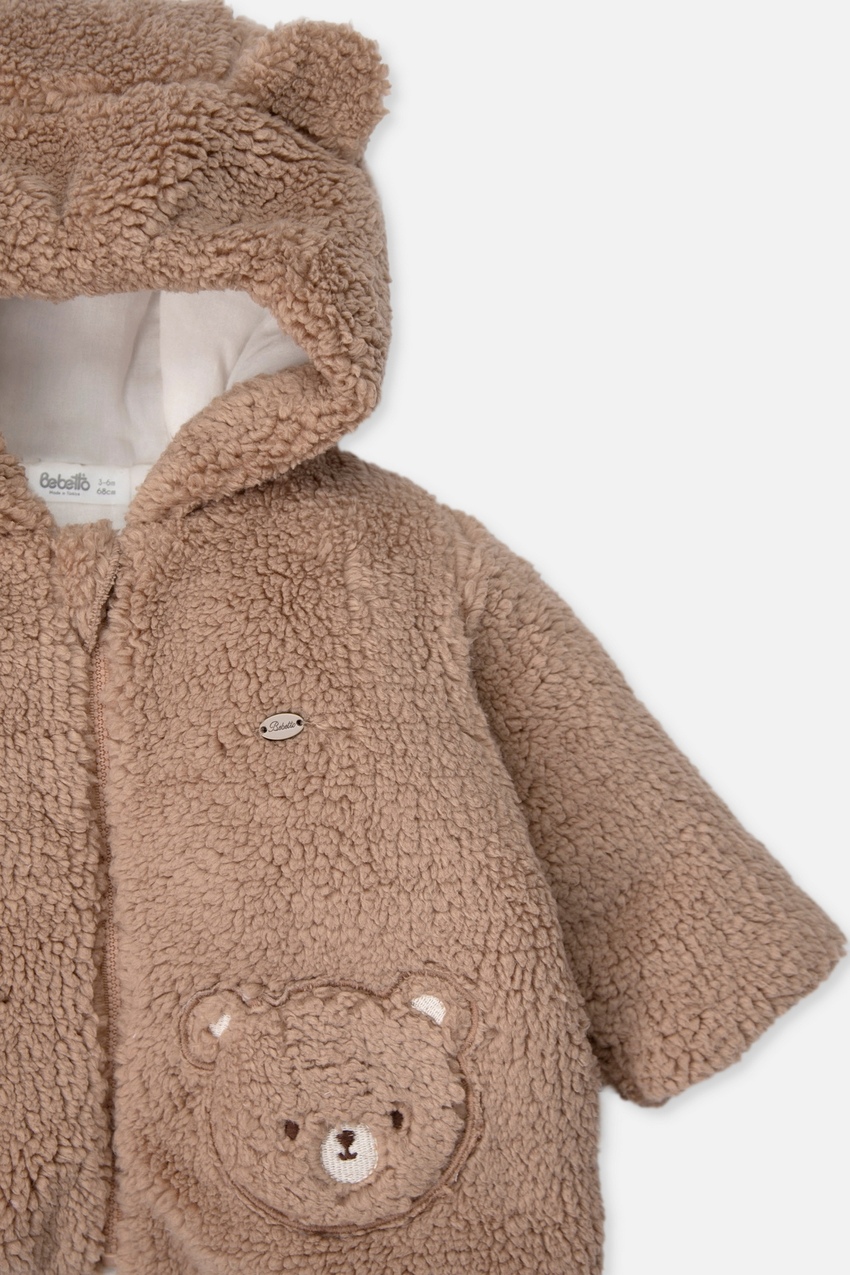 VELSOFT ELYAFLI MONT (TEDDY/26) KAHVERENGİ