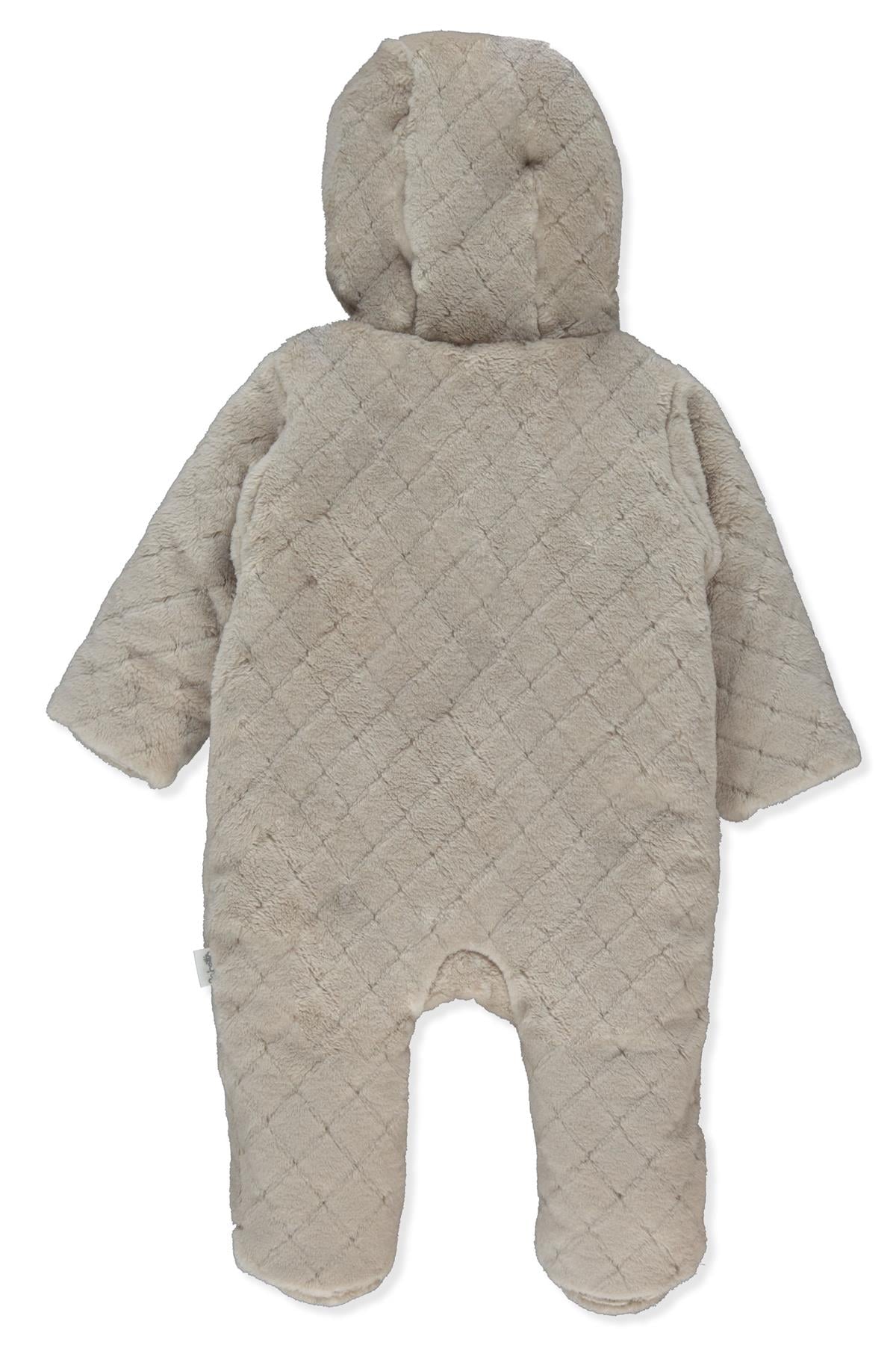 VELSOFT ELYAFLI PATİKLİ KOZMONOT (PUFFY) BEJ