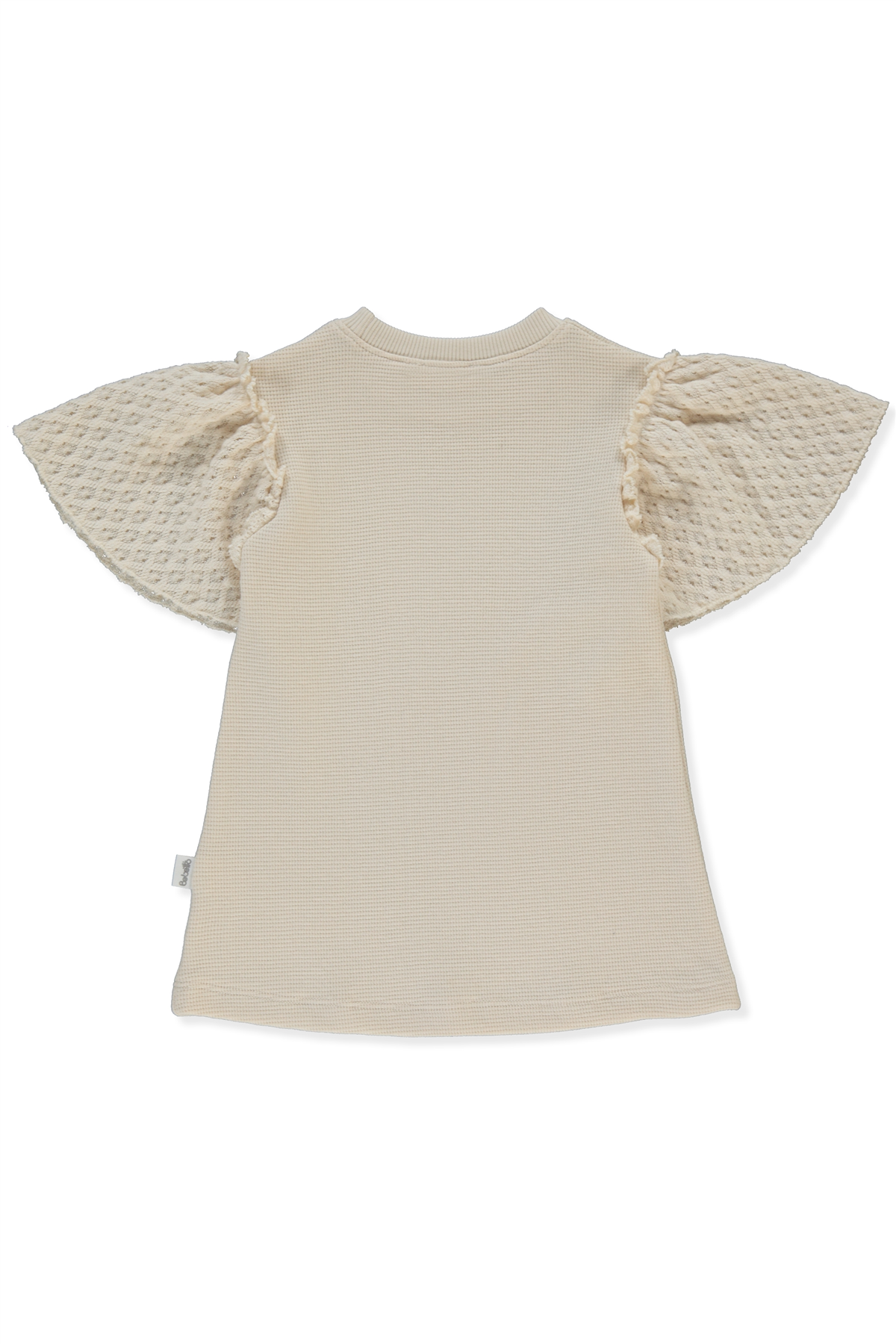 WAFFLE ELBİSE (LACY GIRL) BEJ
