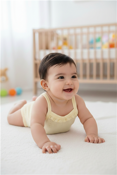 AJURLU İP ASKILI BODY AY (BLOOM) SARI