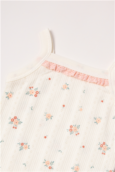 AJURLU PATİKLİ PANTOLON 2Lİ TAKIM  (BLOOM) PEMBE