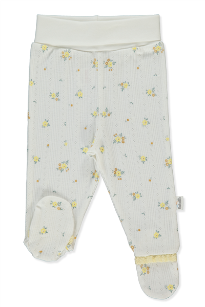 AJURLU PATİKLİ PANTOLON (BLOOM) SARI